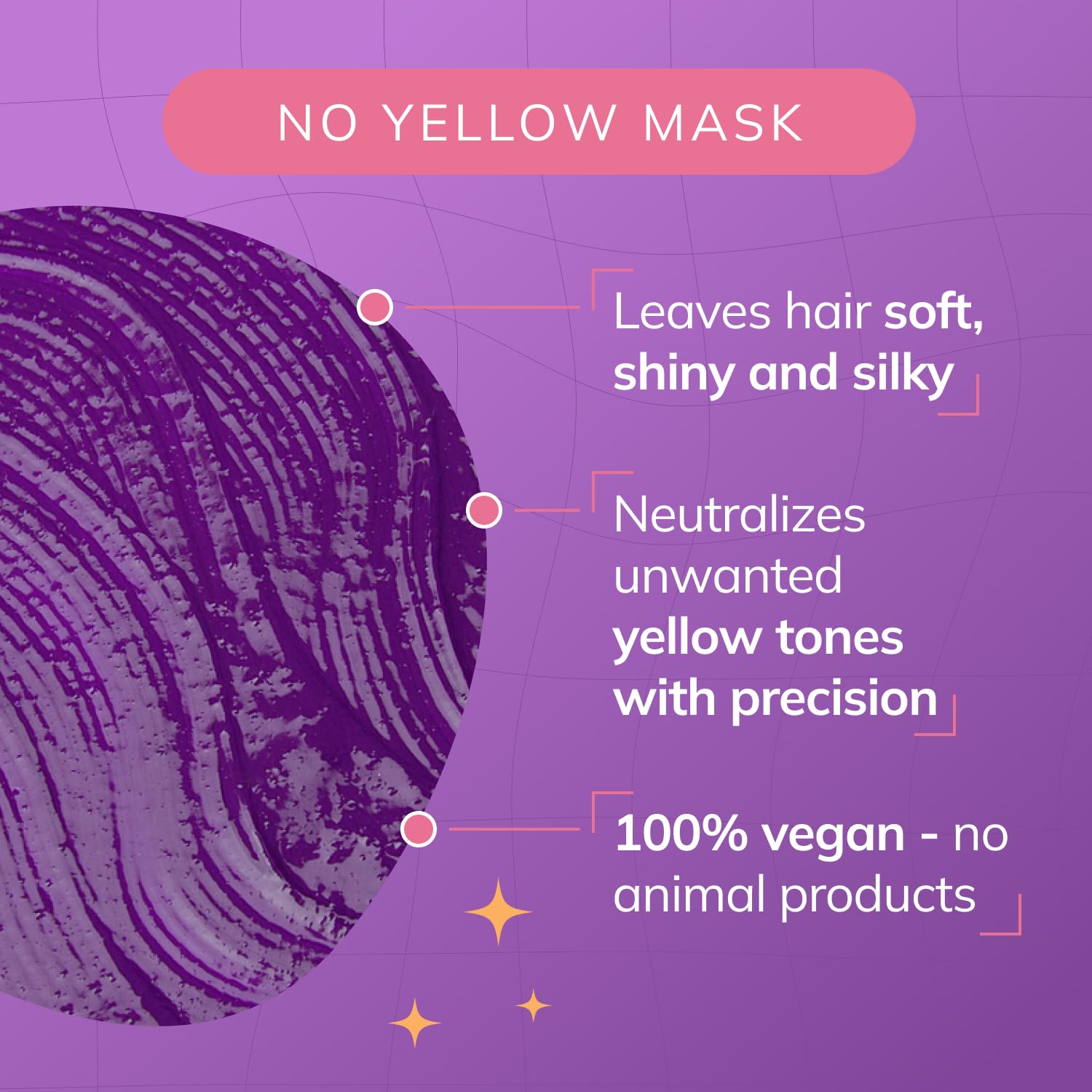 Fanola No Yellow masque violet pour tous types assainit et scelle les cuticules.