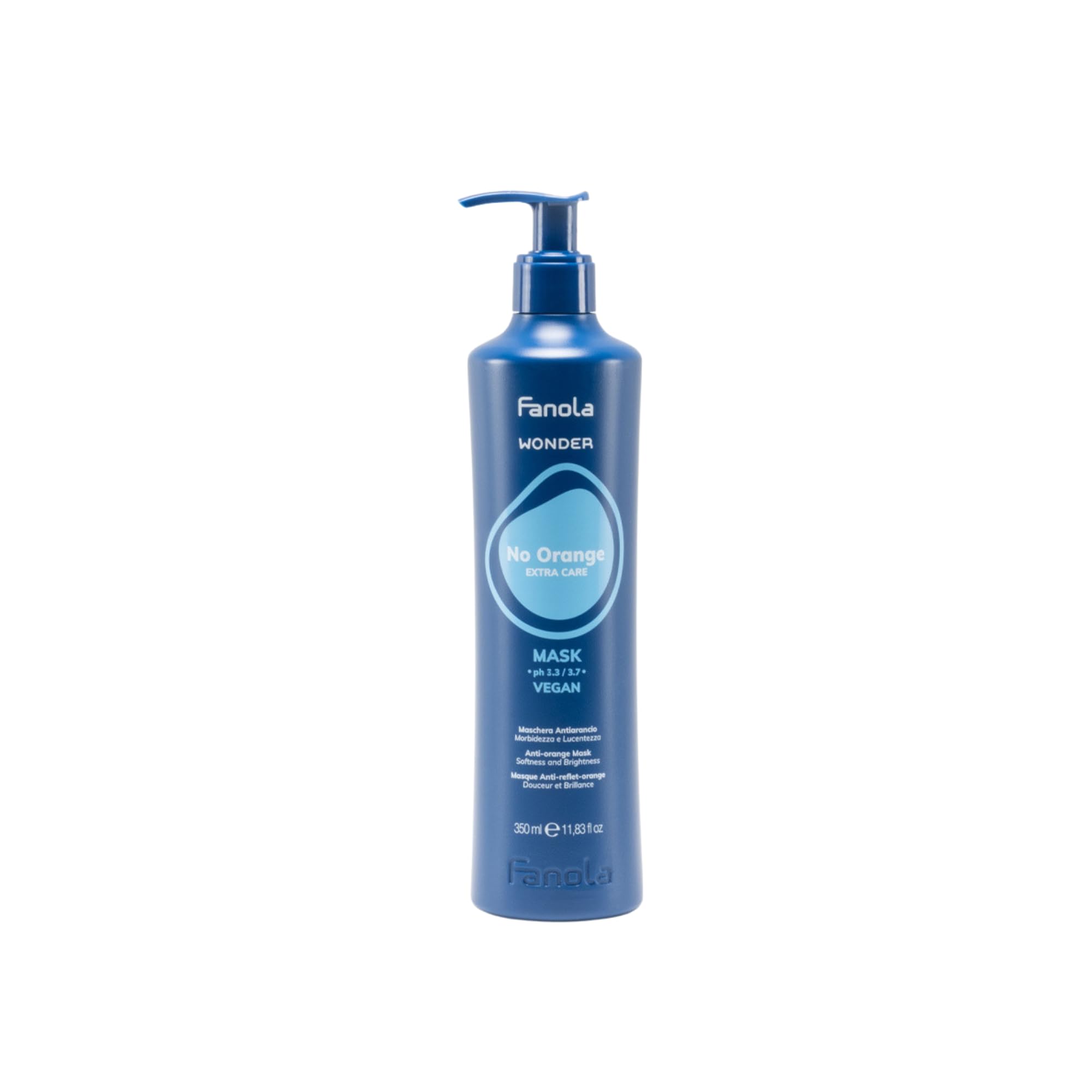 Fanola Wonder No Orange masque bleu tonifiant neutralise l'orange et clarifie les nuances.
