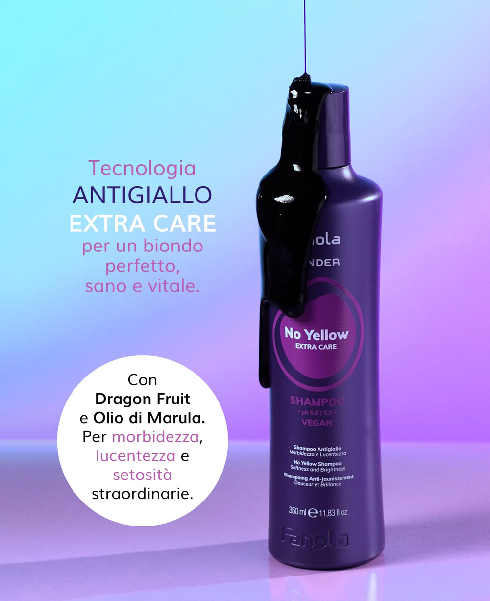 Fanola Wonder No Yellow — texture crèmeuse facilitant l'application et la prise en main.