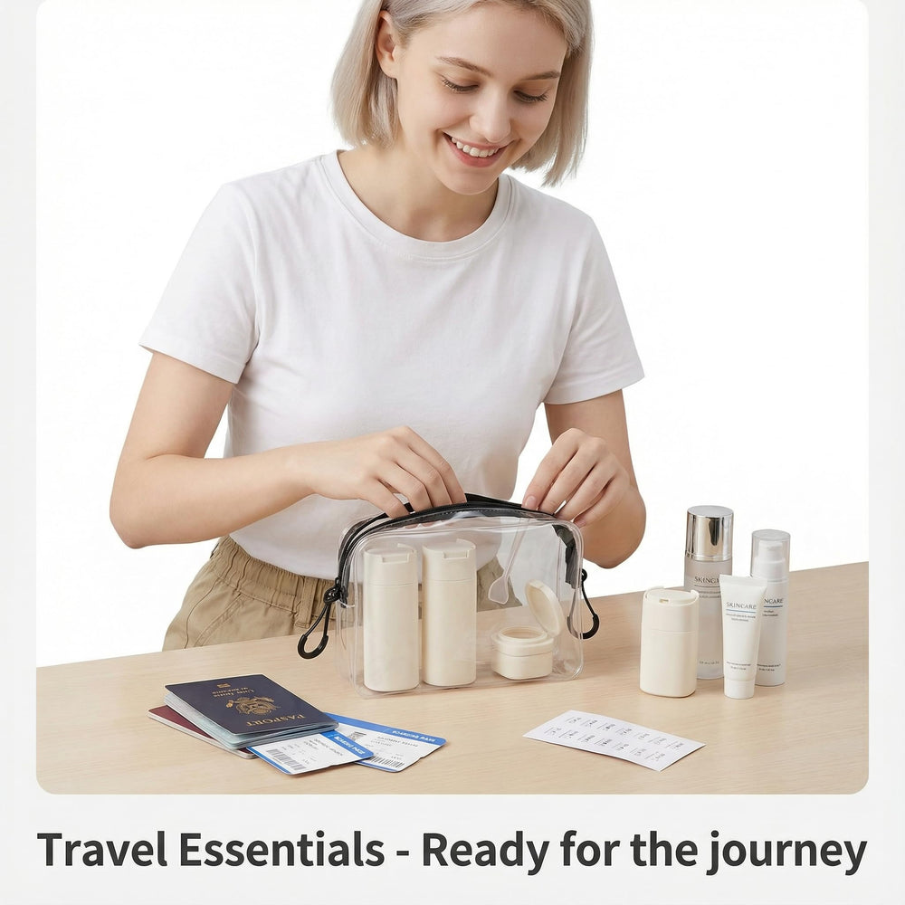 FanPOI bouteille voyage 100 ml, compacte et polyvalente.