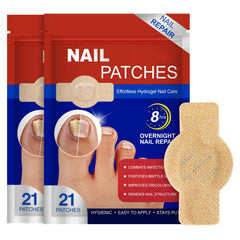 Patchs FANSHI pour ongles fongiques, amélioration visuelle des ongles endommagés.