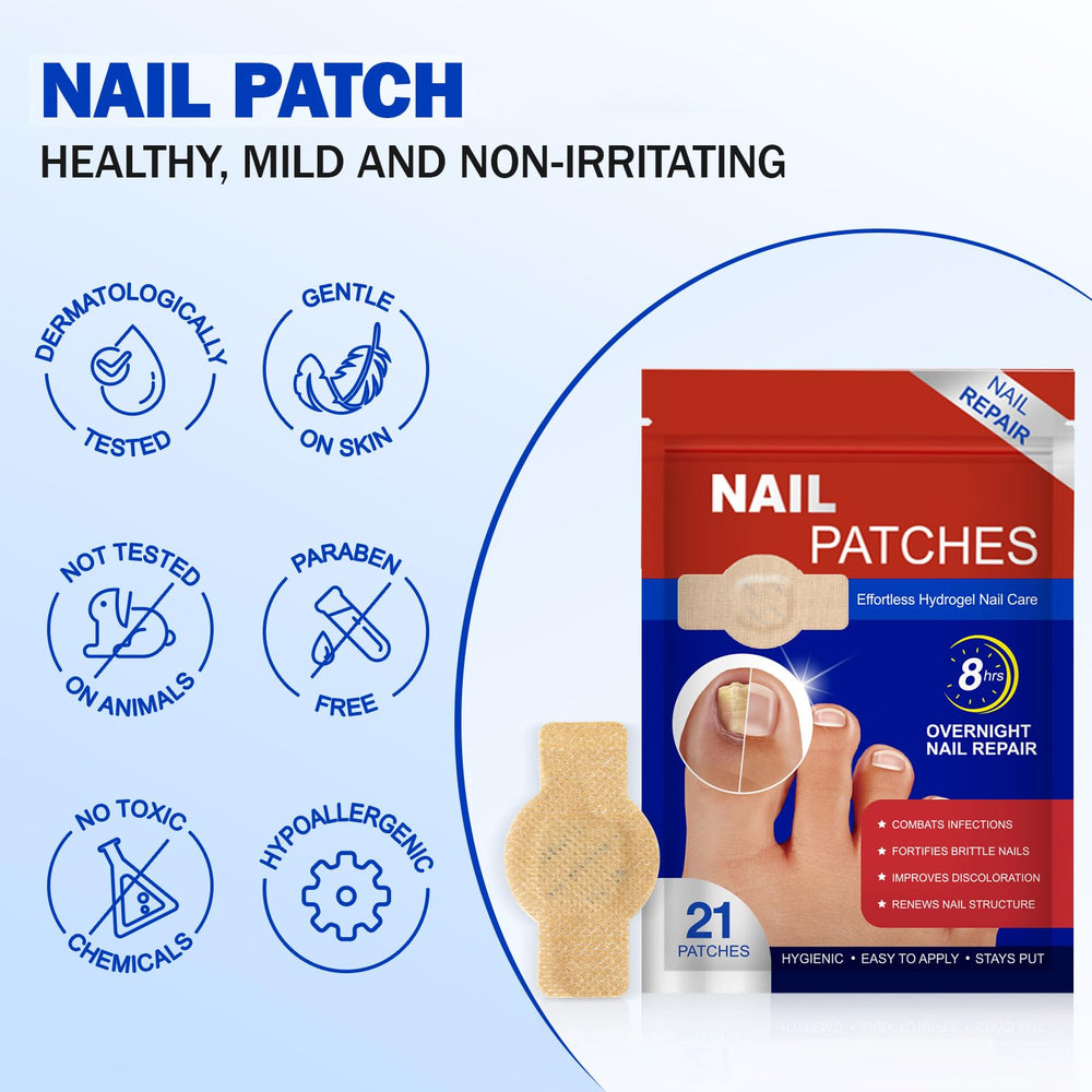 Patchs FANSHI pour ongles nocturnes, soin 8 heures pratique.