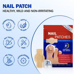 Patchs FANSHI pour ongles nocturnes, soin 8 heures pratique.