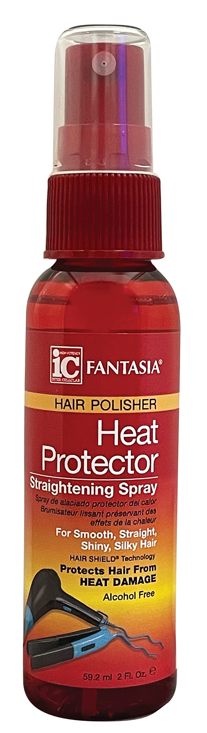 Fantasia IC vaporisateur protecteur chaleur pour le lissage, application facile.