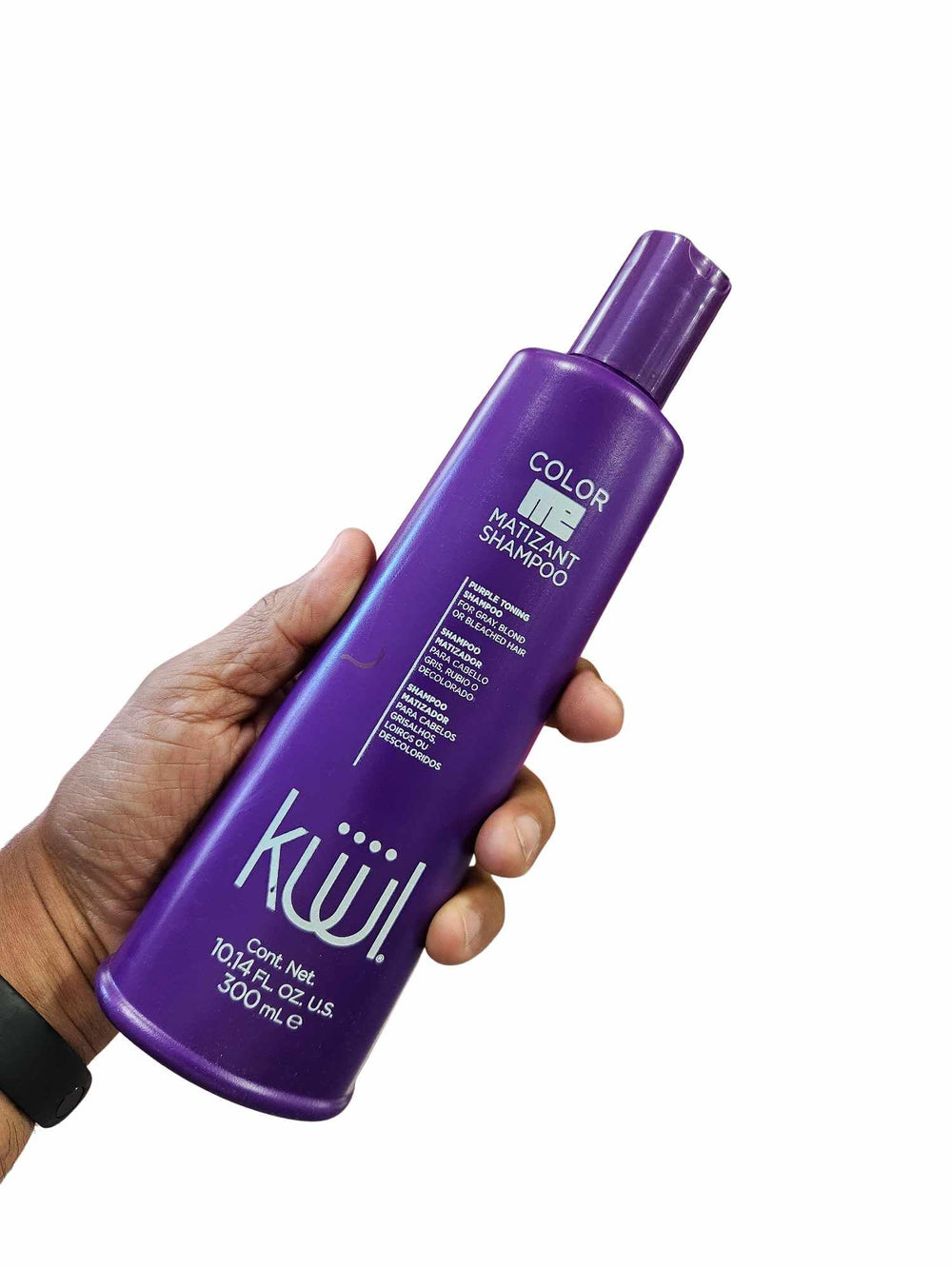 Texture riche Kuul Matizant pour cheveux gris et blonds, coloration progressive et douce.
