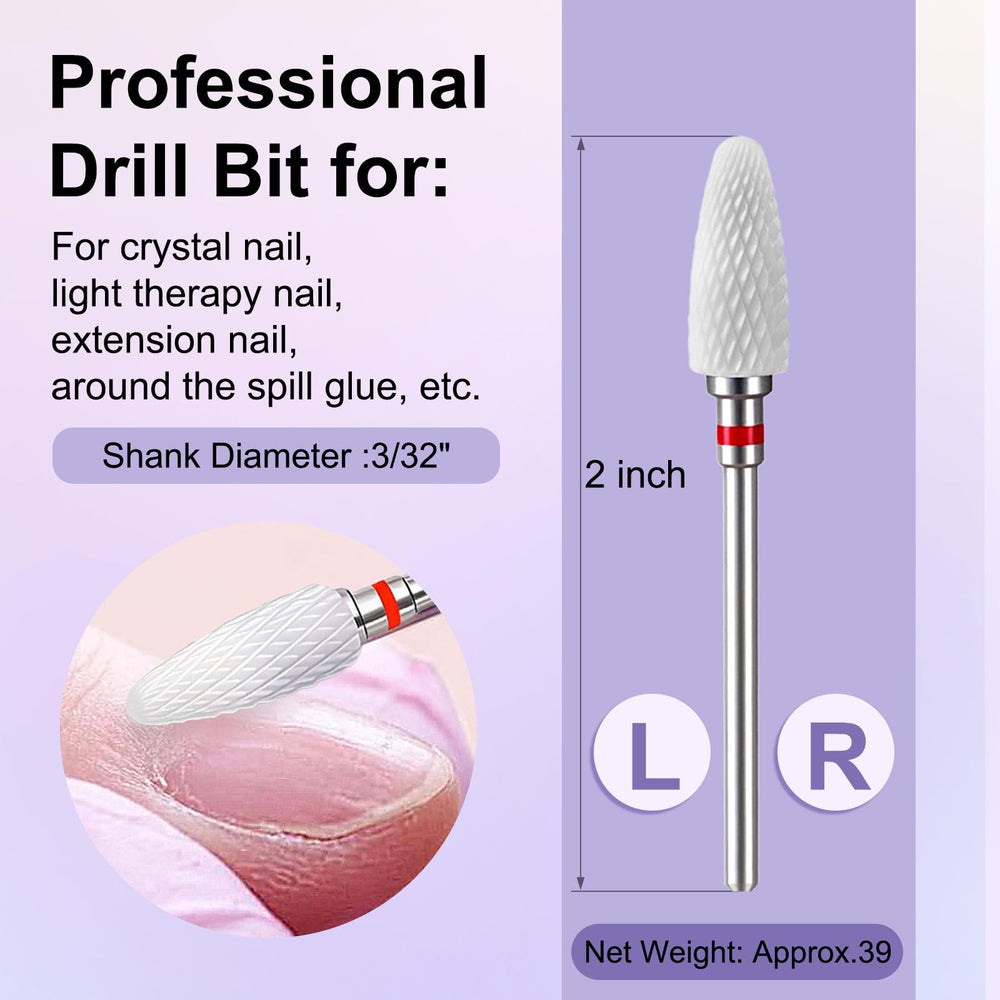 FANTEXY embout pour enlever le gel dur et préparer les ongles.