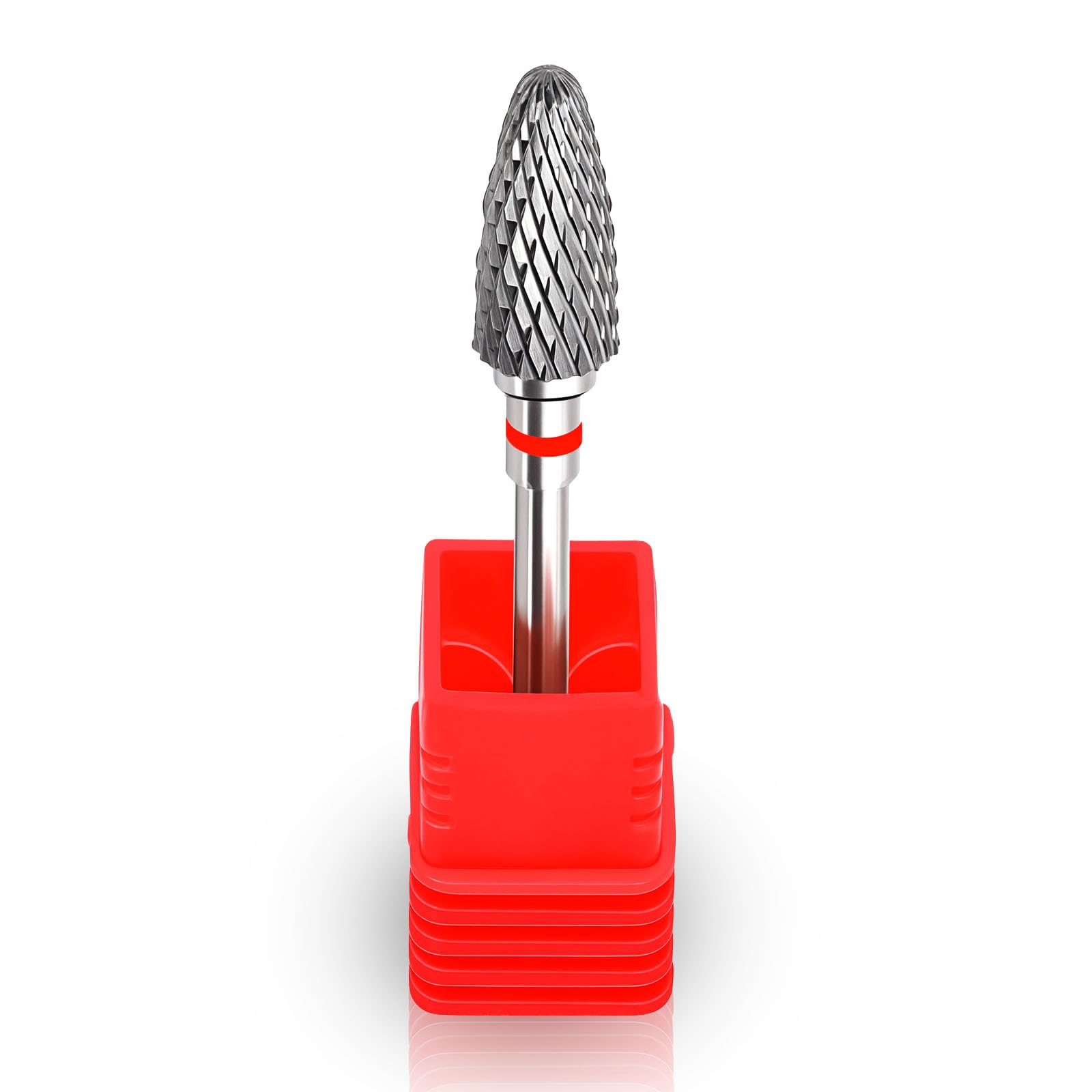 Fraise carbure Fantexy 3/32'' en cone, idéale pour retirer les gels durs.