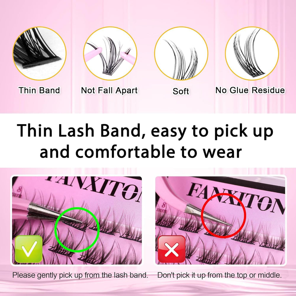 Bande ultra-fine FANXITON pour un effet naturel