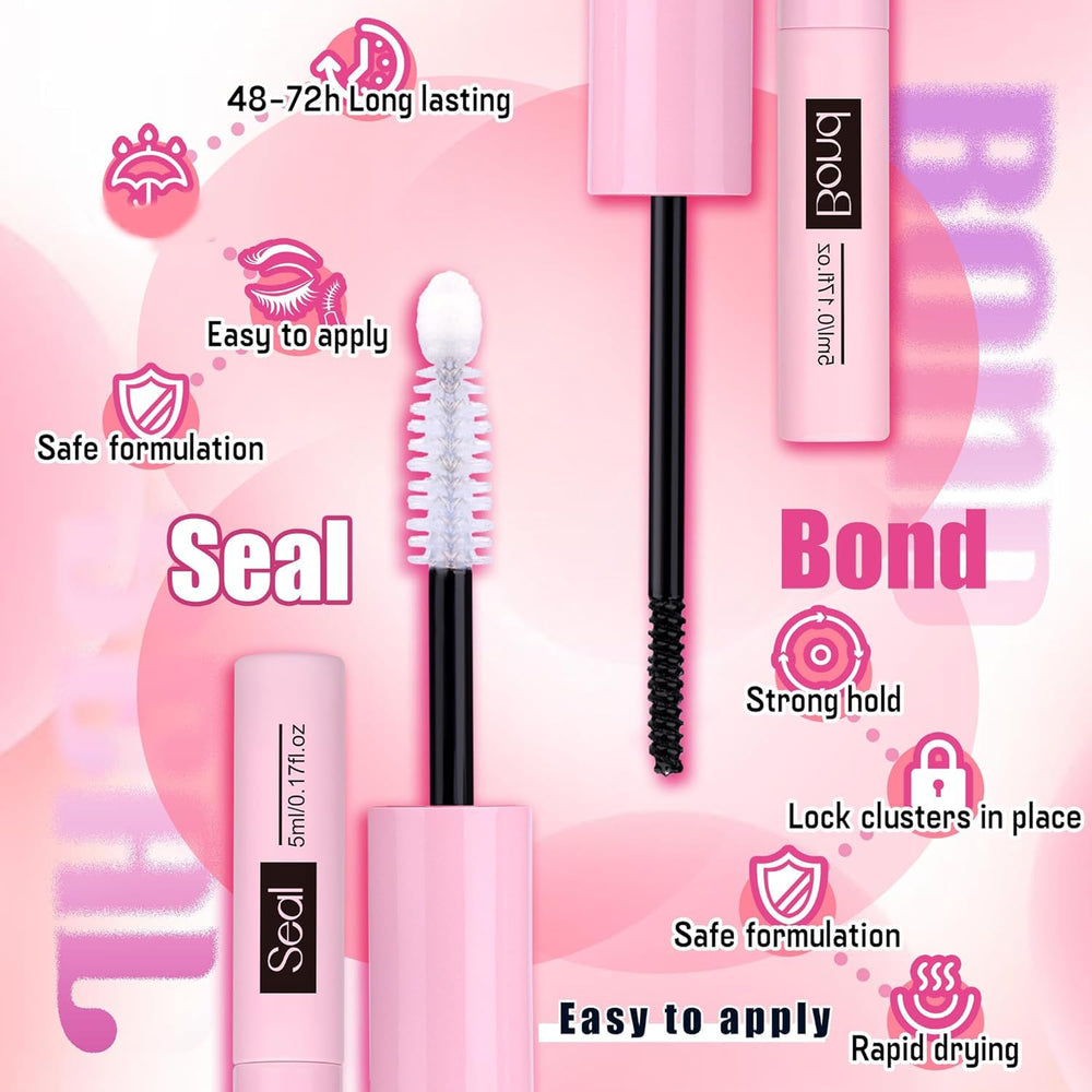 Liaison et scellant FANXITON pour fixation durable des cils