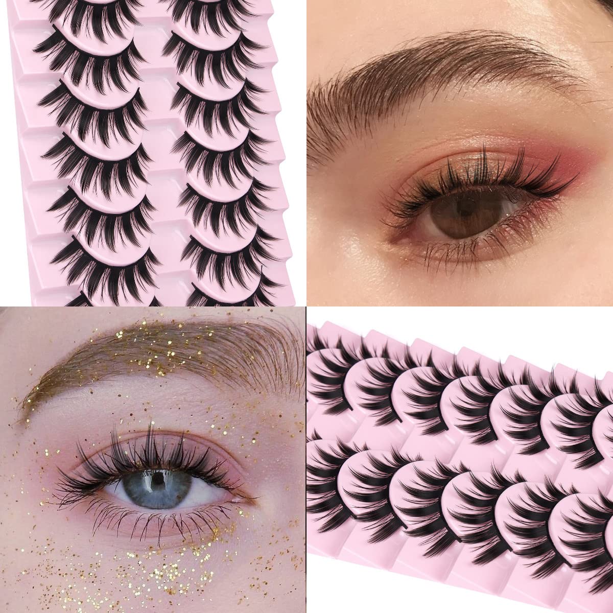 FANXITON cils fabriqués à la main, allure unique et tendance durable.