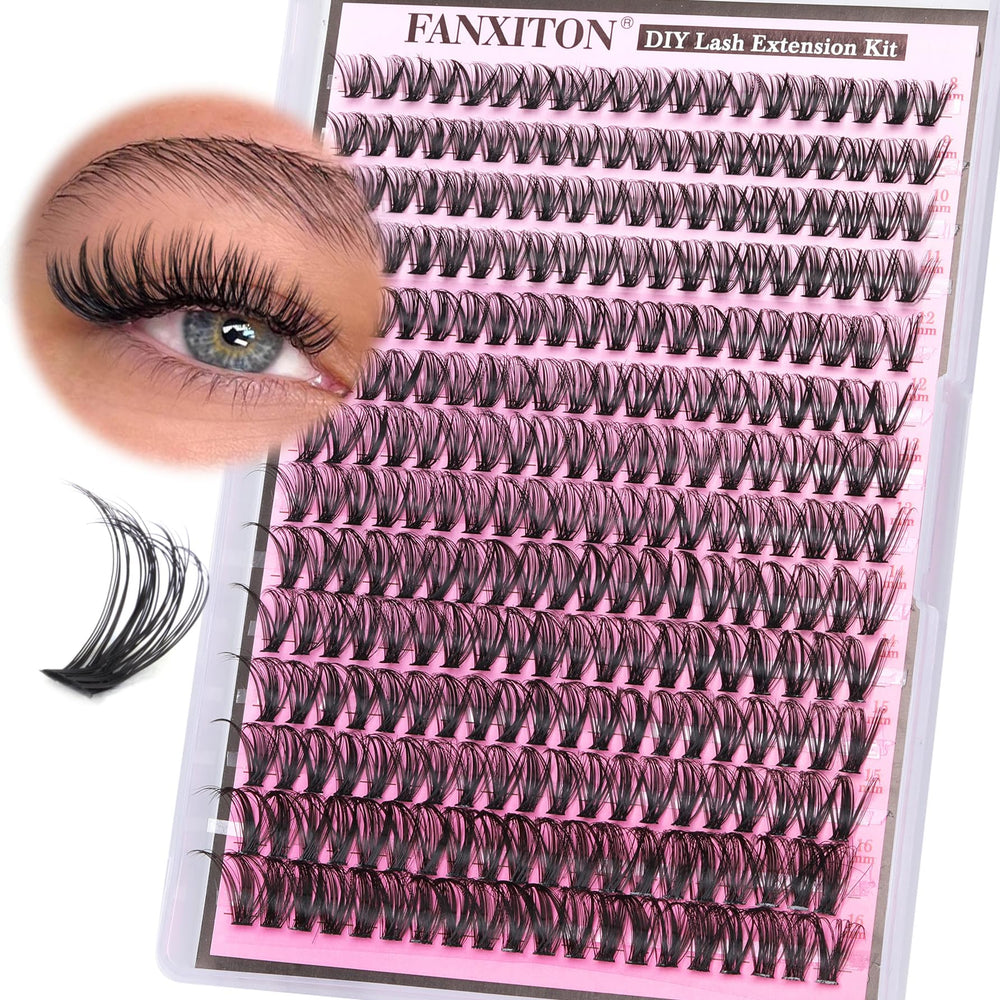 Cils FANXITON en groupes sur plateau, pour un choix rapide et naturel.