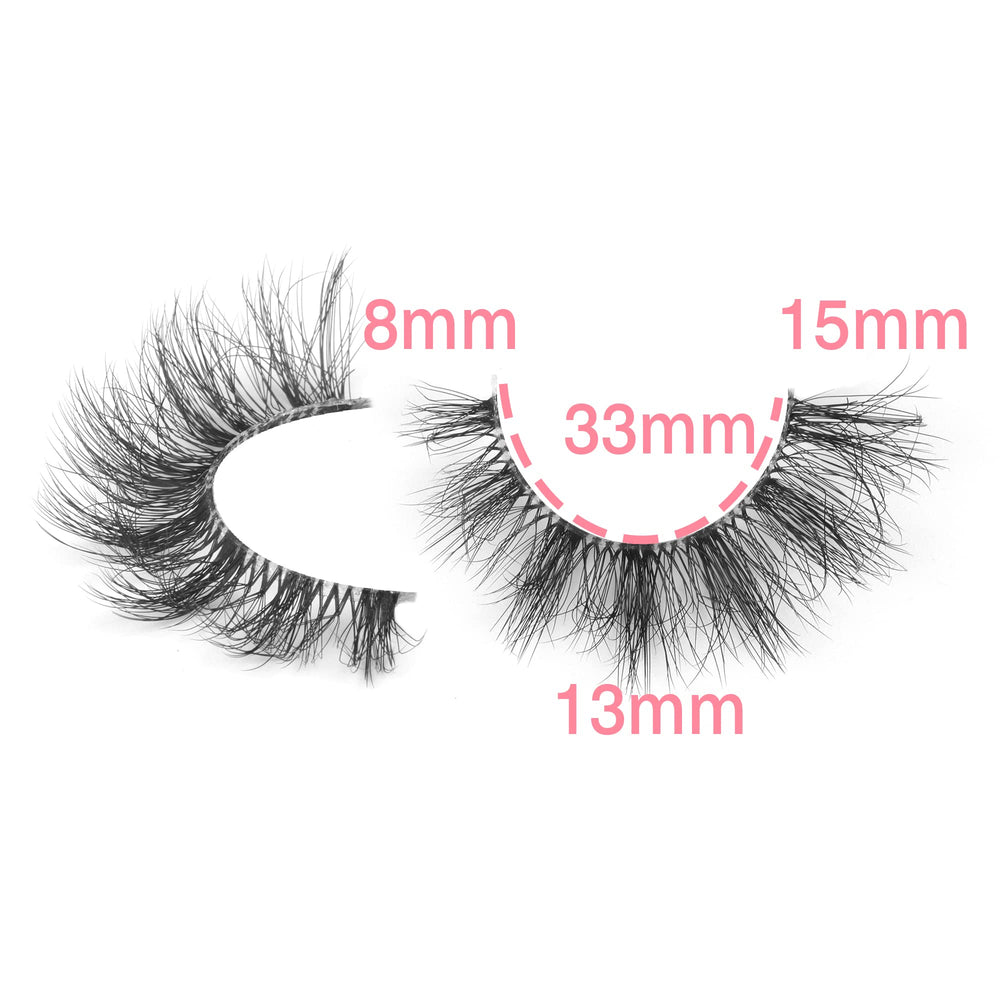 FANXITON Cils longueur 15 mm, regard expressif sans effort.