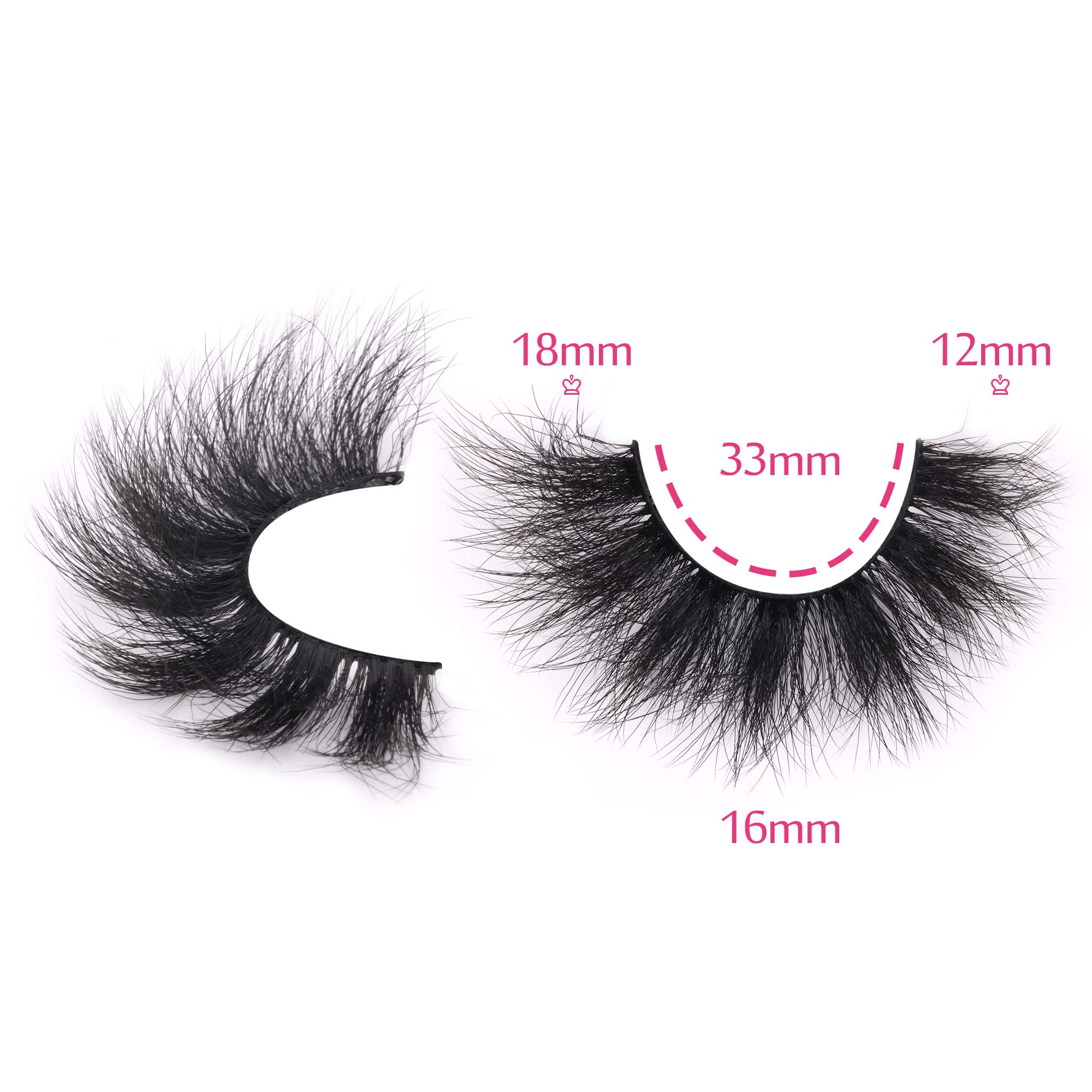 Fanxiton cils mink 8D fabriqués a la main