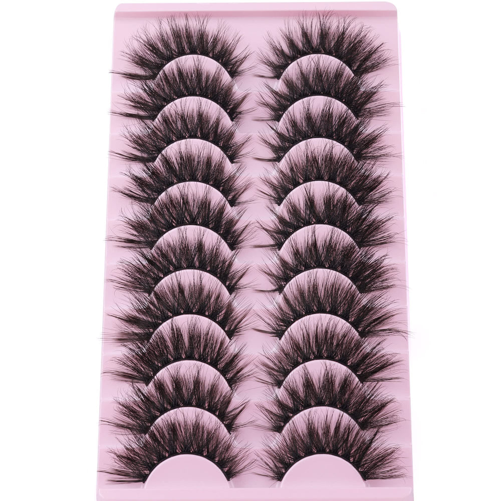 Cils FANXITON pack 10 paires, pratique et pret a l emploi.