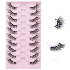 FANXITON demi-cils look naturel—regard doux et léger