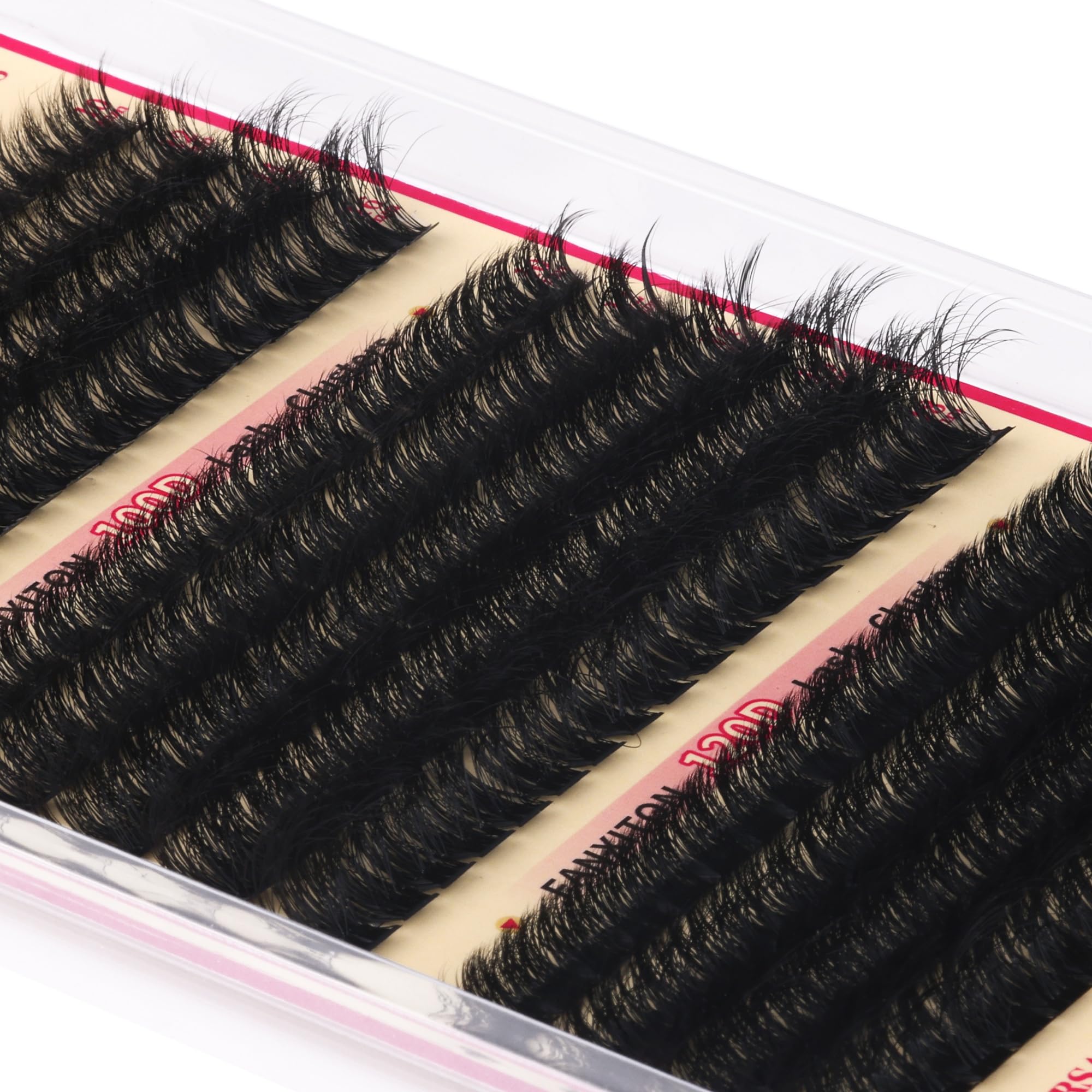 FANXITON extensions-clusters 120D-18mm pour un regard ouvert et glamour.