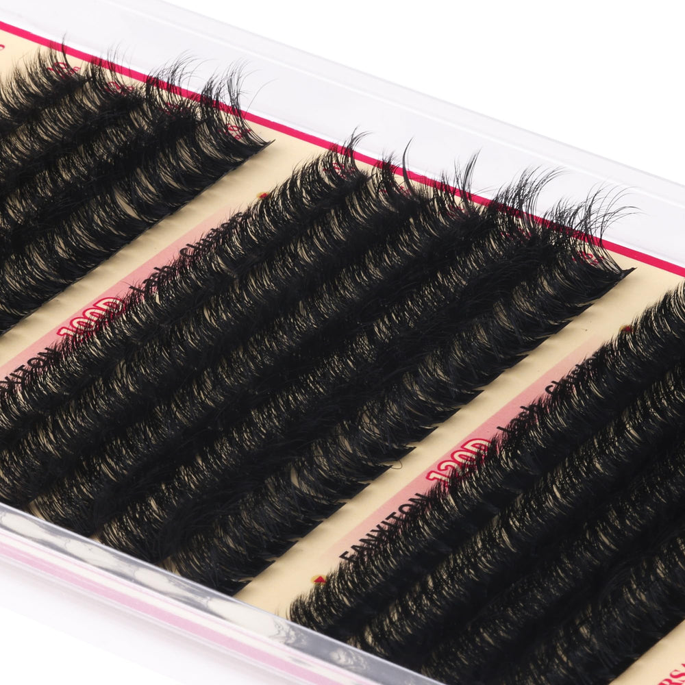 FANXITON extensions-clusters 120D-18mm pour un regard ouvert et glamour.