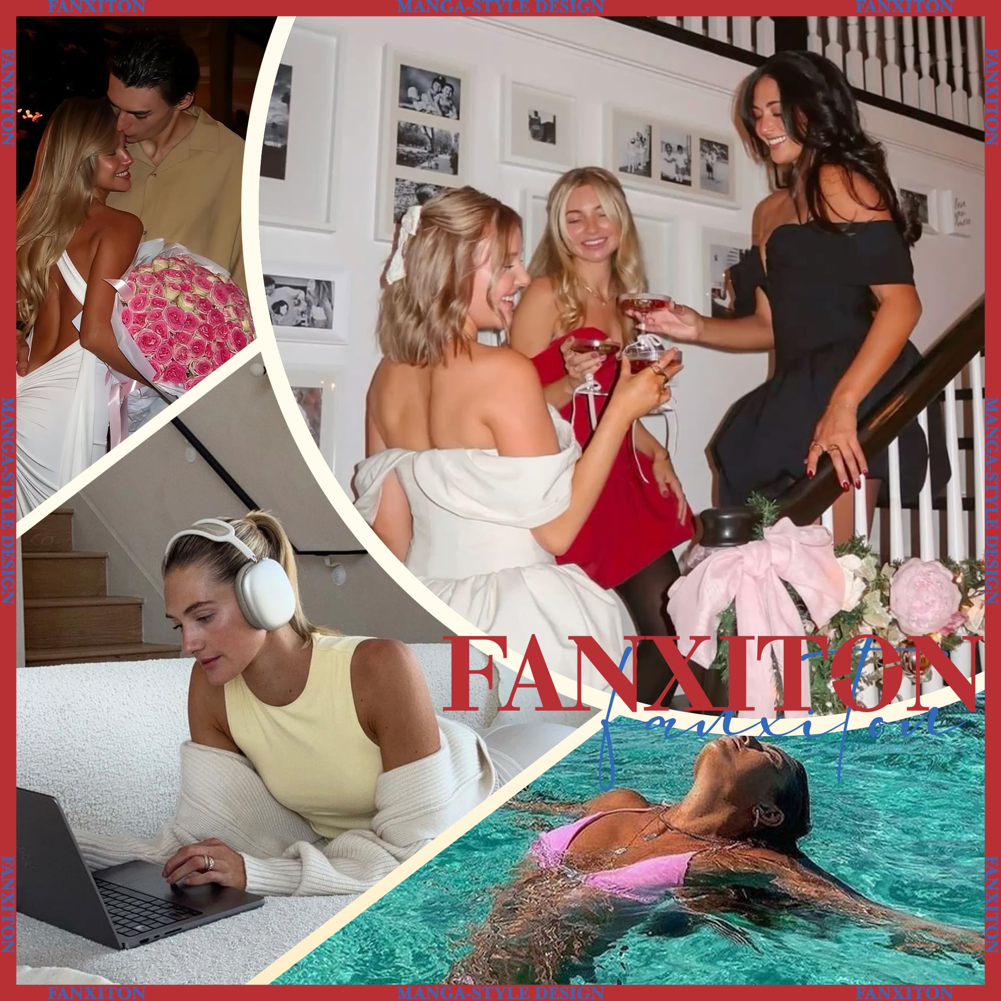 FANXITON Fairy Lash Clusters résistent à l’humidité et à la transpiration.