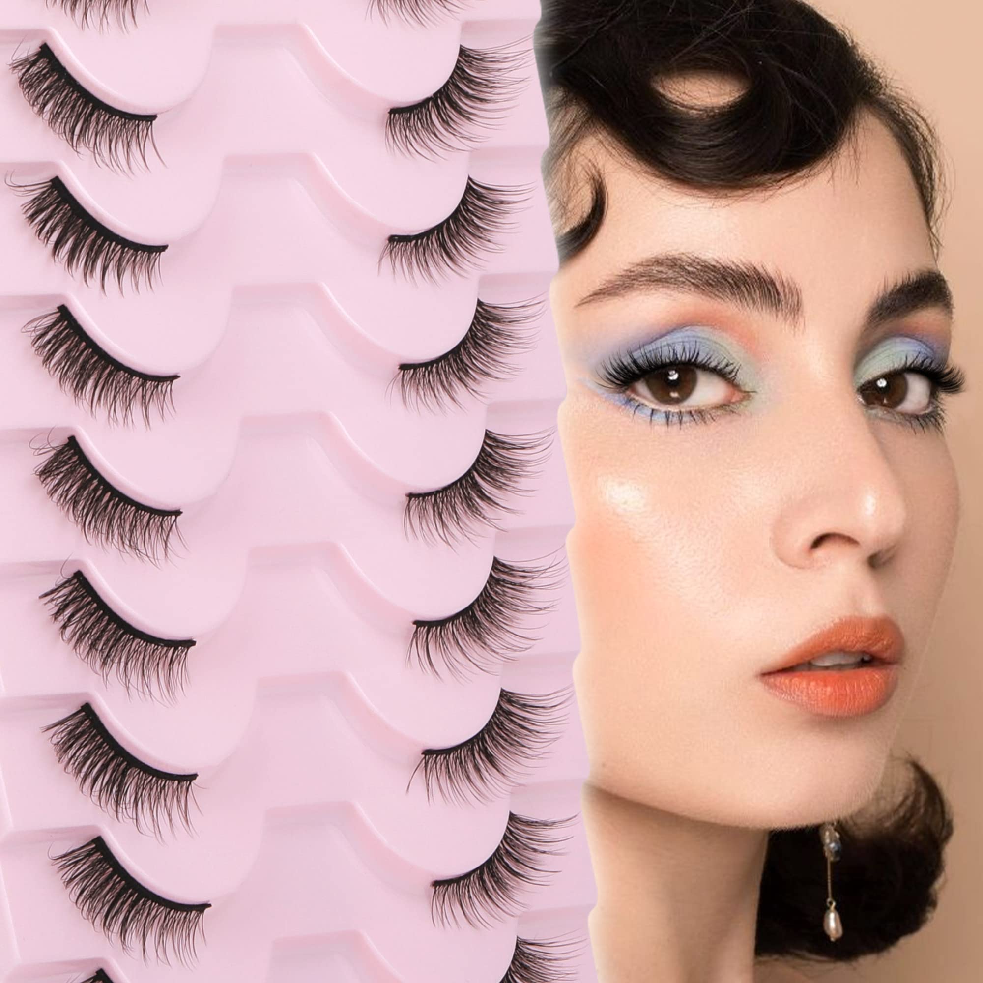 FANXITON Lashes – pack de 10 paires pour divers looks