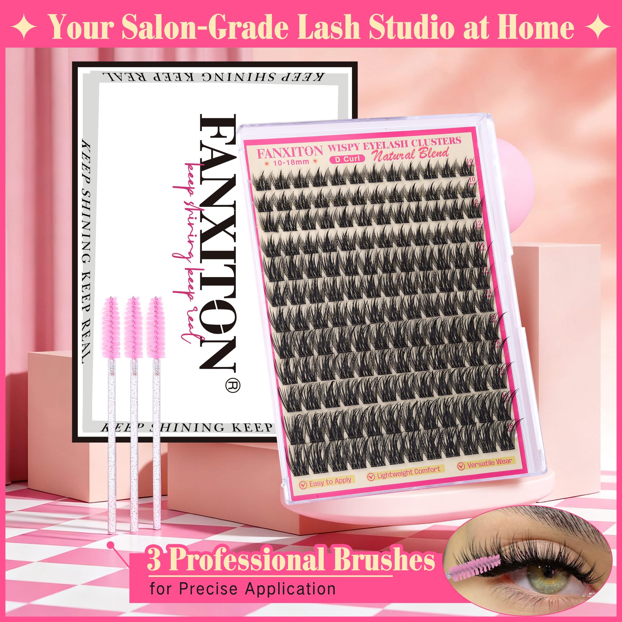 FANXITON texture plumeuse legere assure une touche aerienne.
