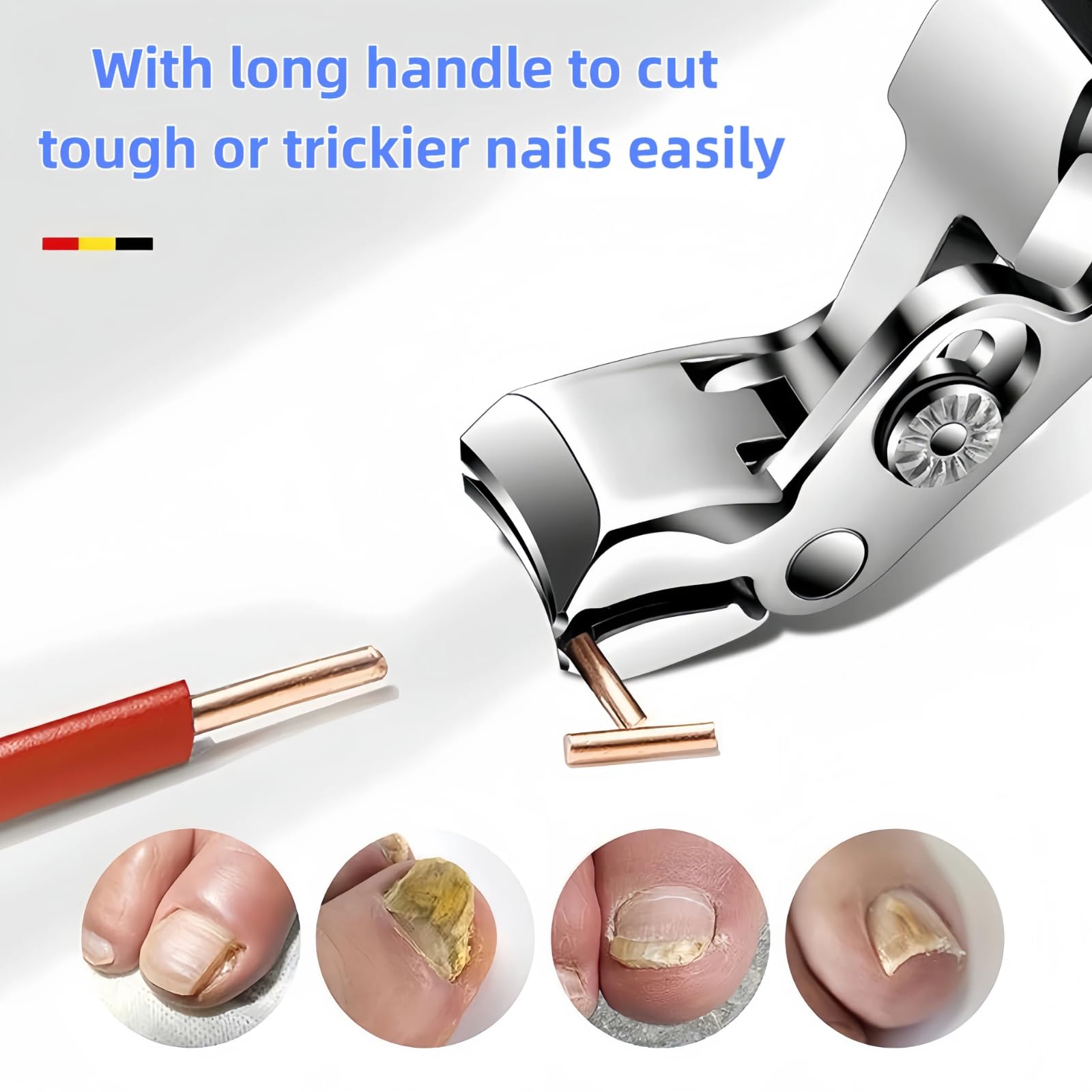 Fanyil Orthoclip propose des configurations doubles bouche oblique et plate pour diverses manucures.