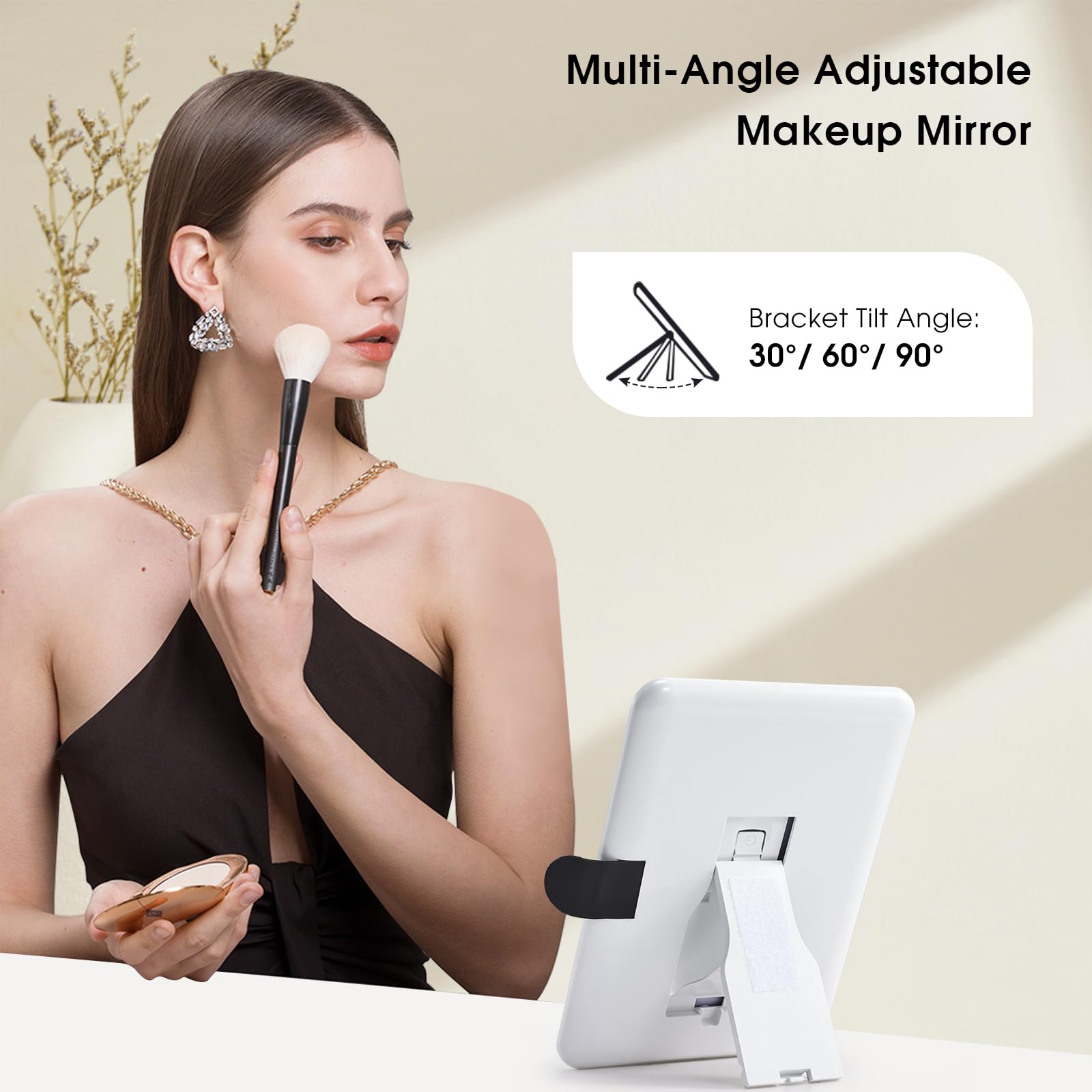 Faquenc coffret maquillage ouvert avec séparateurs EVA pour organisation sans chaos