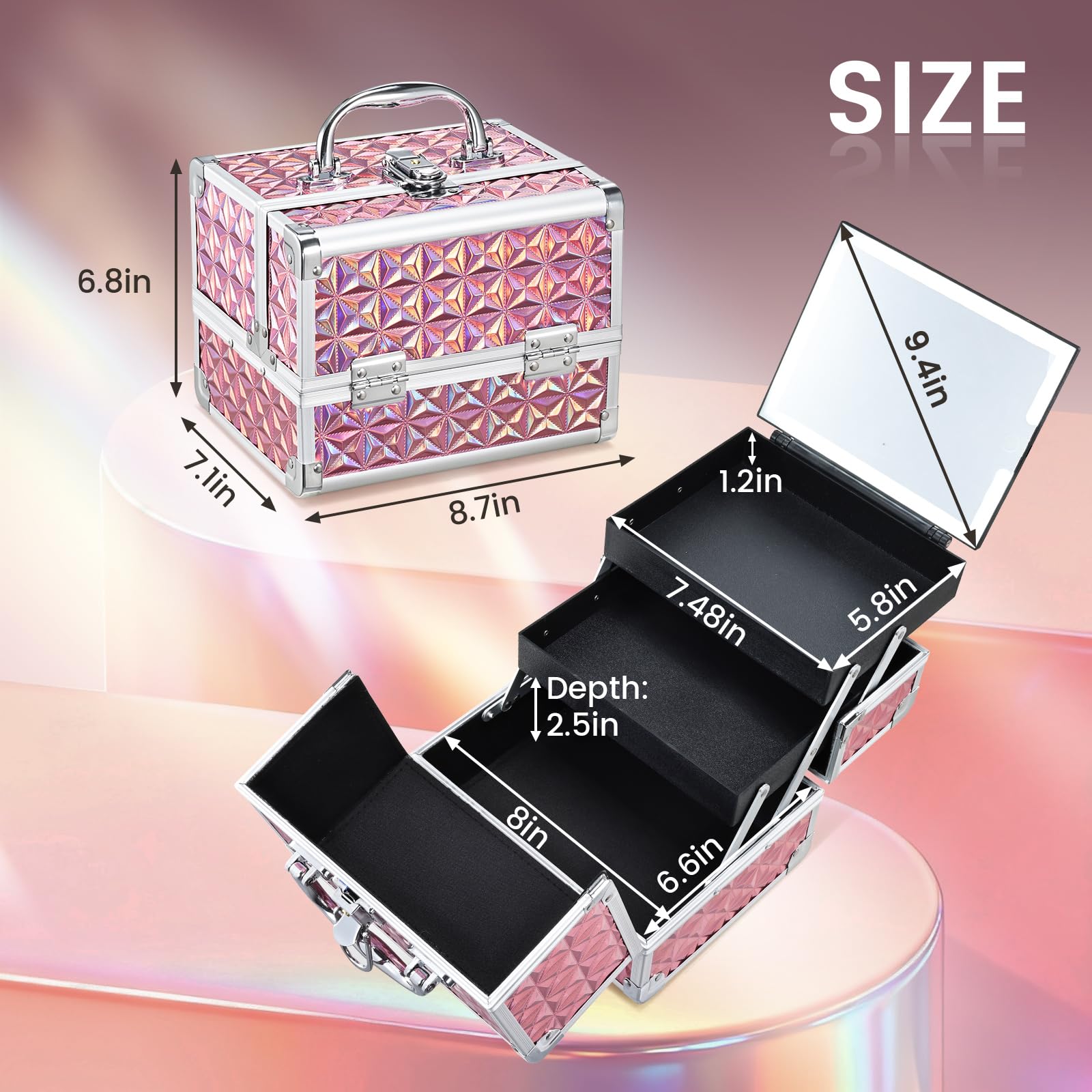 Dimensions compactes adaptées au déplacement et au rangement
