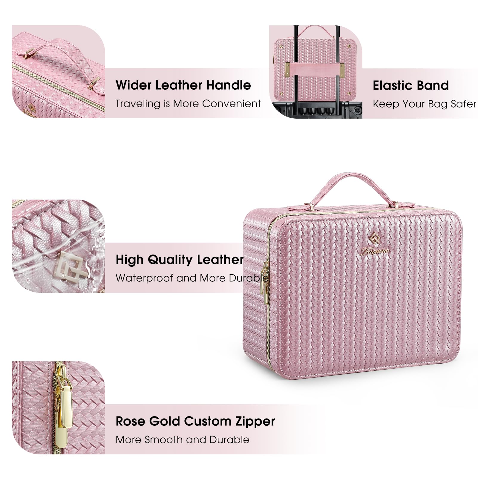 Faquenc Trousse miroir LED reglable pour maquillage précis
