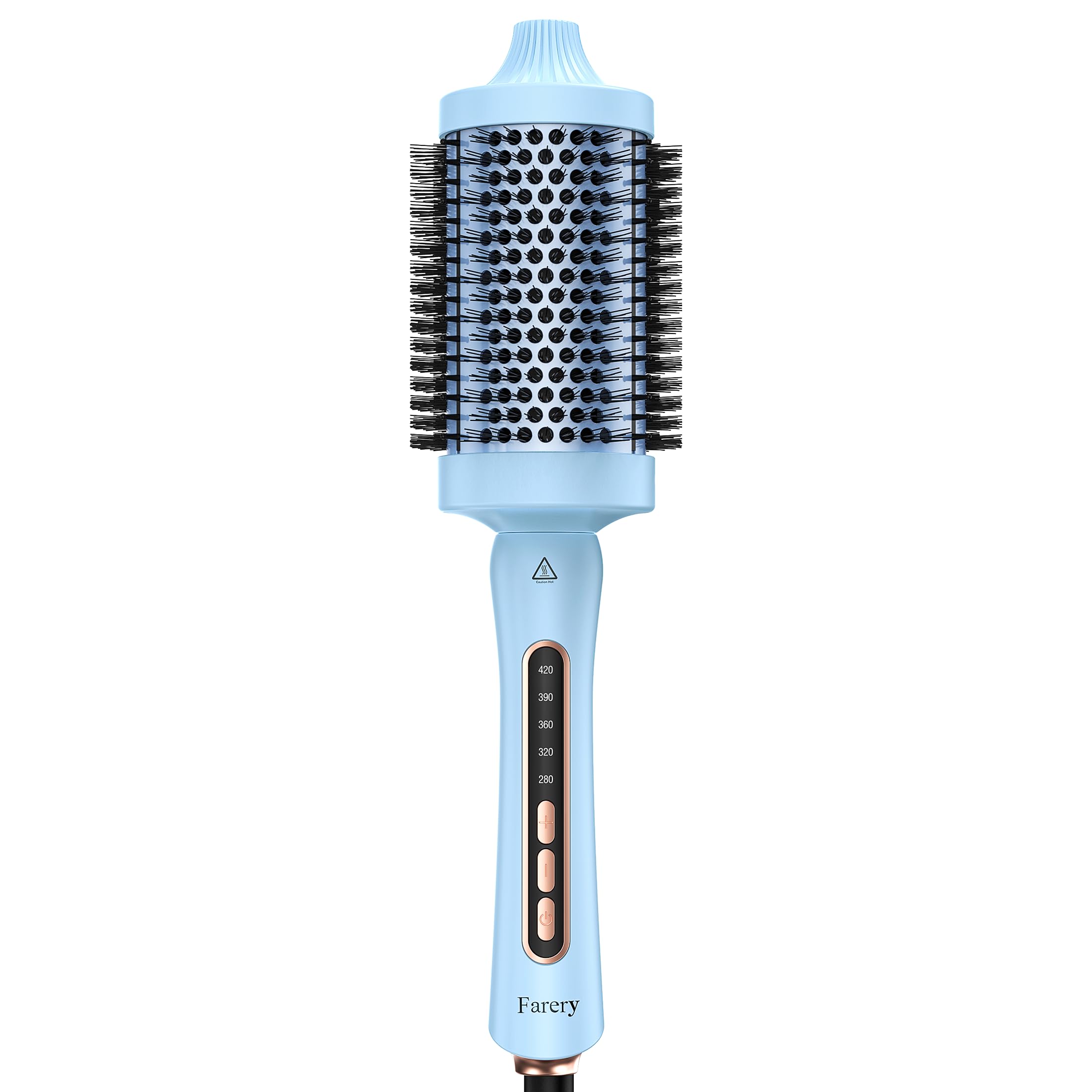 Brosse thermique FARERY 2-4 pouces barillet grand pour volume et boucles.