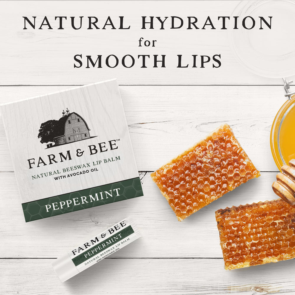 Baume lèvres Farm & Bee avec huile tournesol et vitamine E
