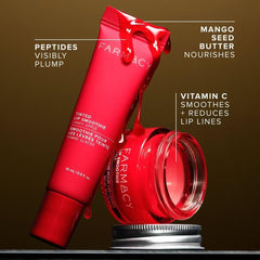 Farmacy Apple A Day Kit masque nuit nourrissant pour lèvres reposées.