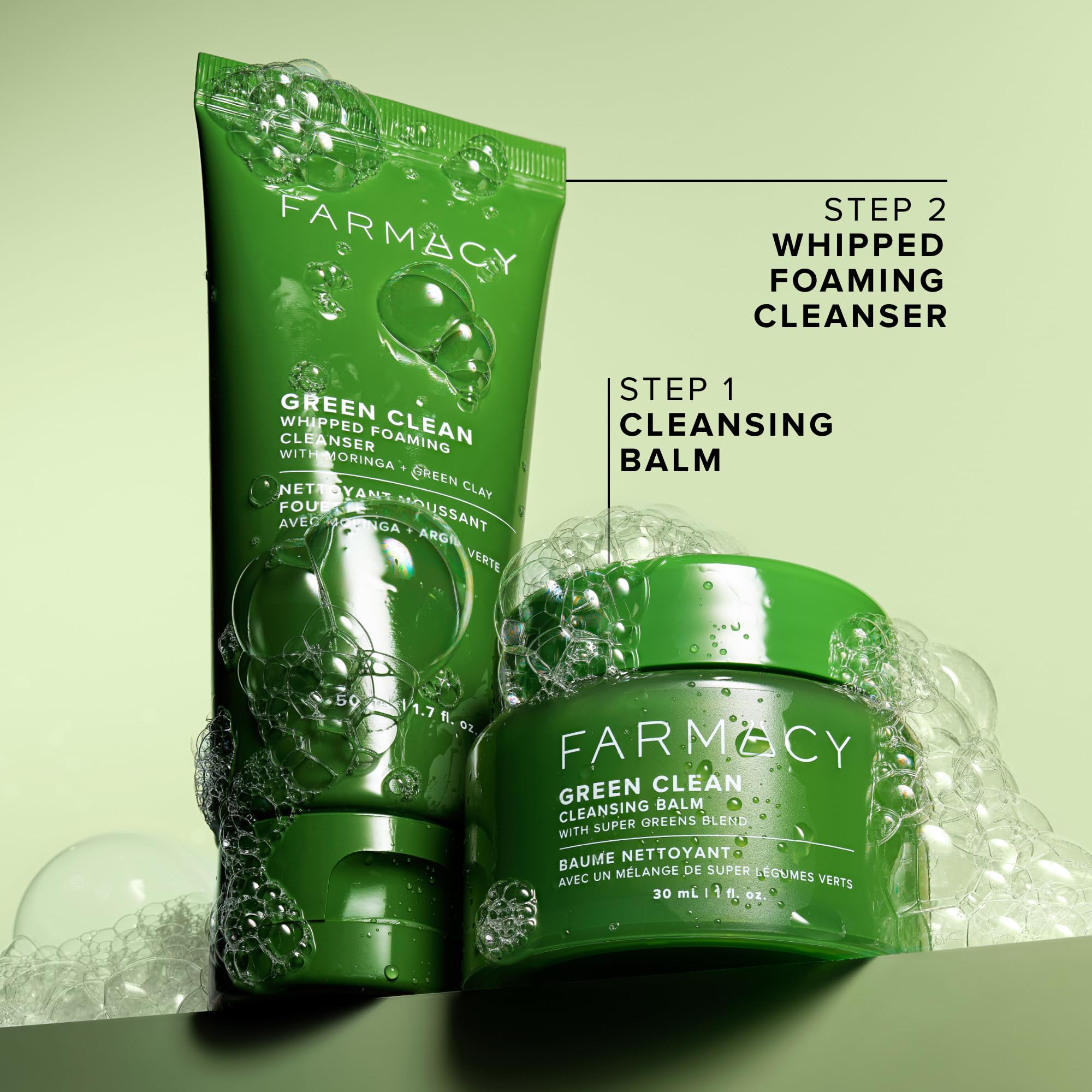 Démaquillant Farmacy, texture fondante idéale pour retirer maquillage tenace.