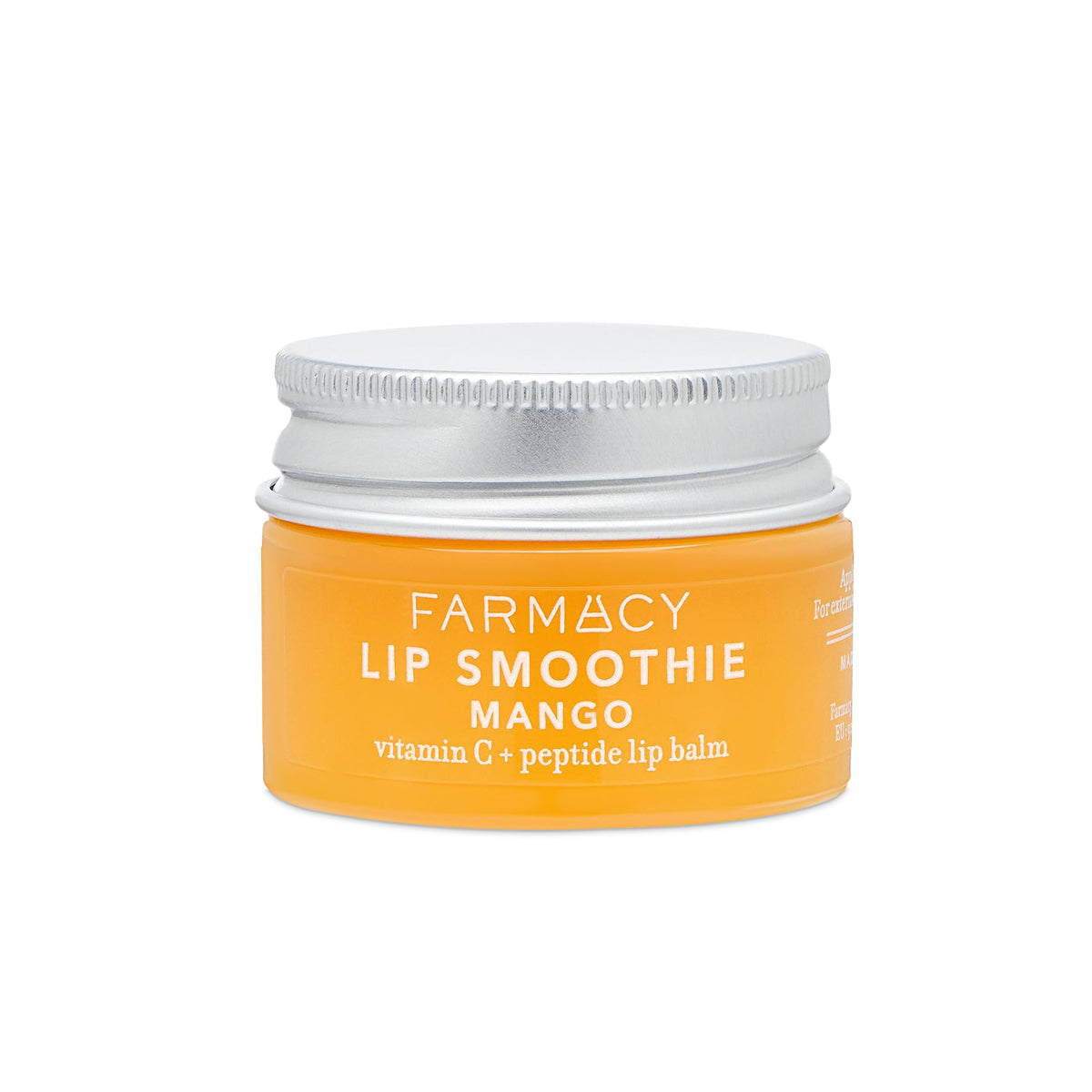 Baume Farmacy en pot mangue: hydratation riche pour lèvres douces et brillantes.