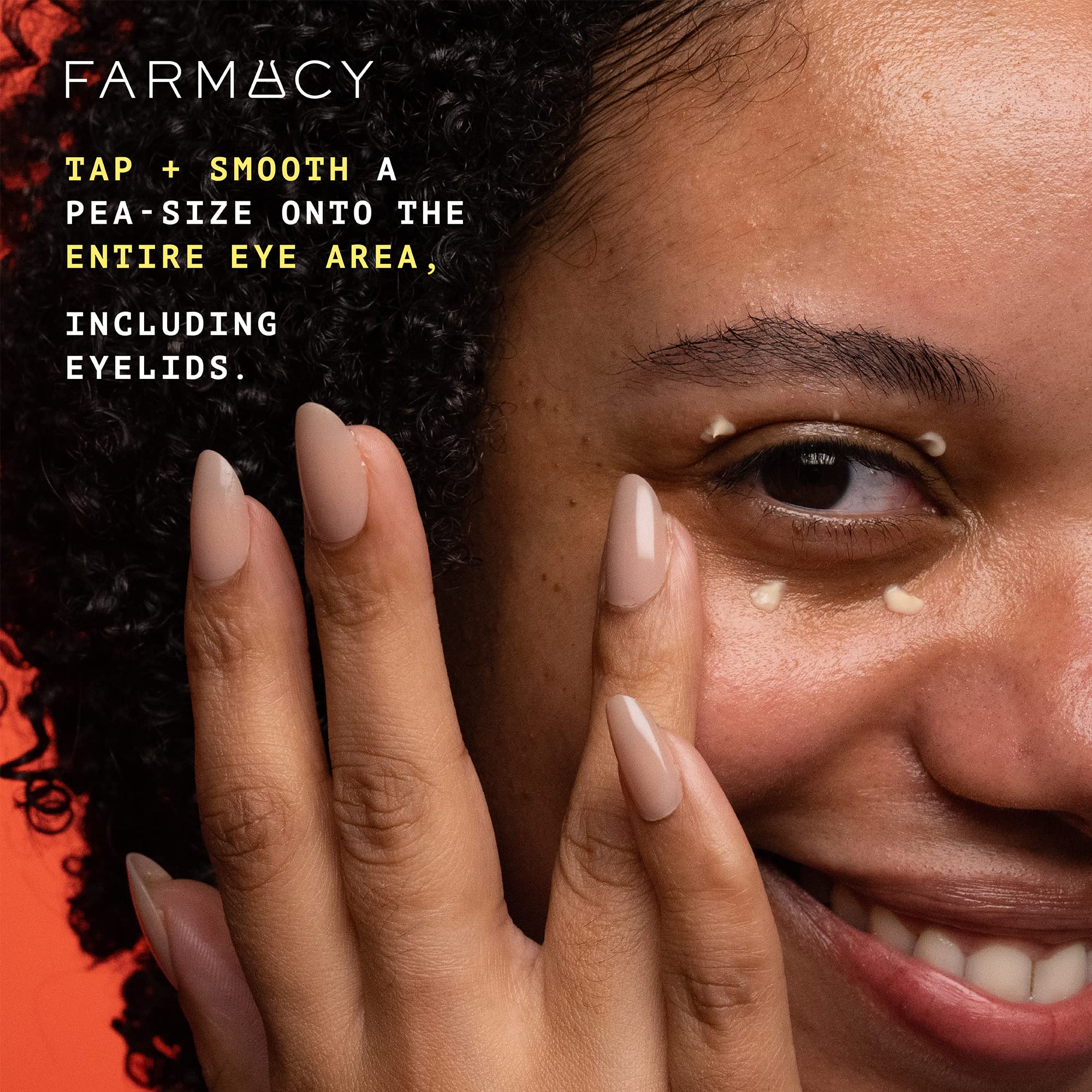 Farmacy: acide hyaluronique hydrate durablement pour un regard plus frais.