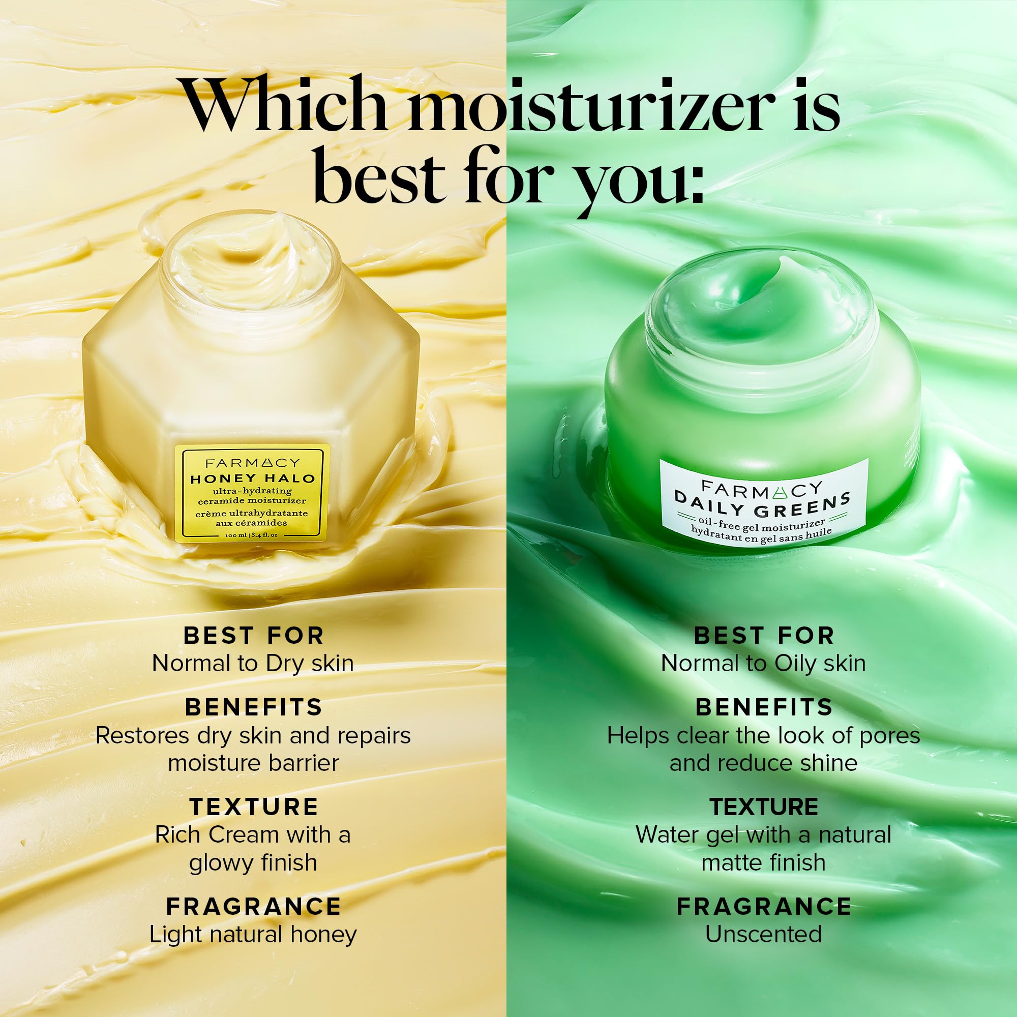Farmacy Daily Greens Gel – sans parfum pour peaux sensibles