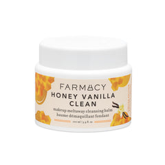 Farmacy baume démaquillant miel vanille, bouteille élégante, démaquillage doux et efficace