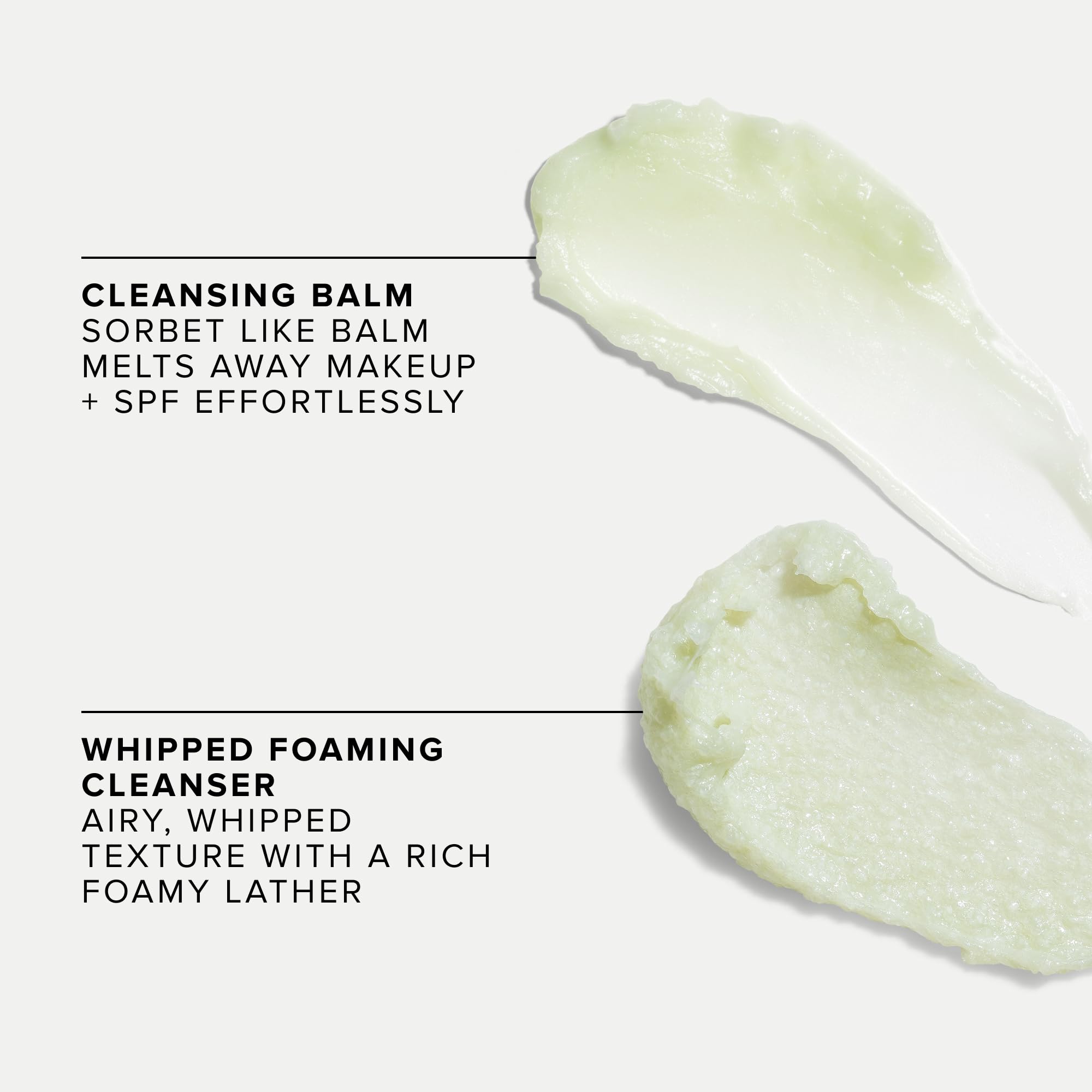 Démaquillant Farmacy montre une disparition aisée du maquillage et SPF.