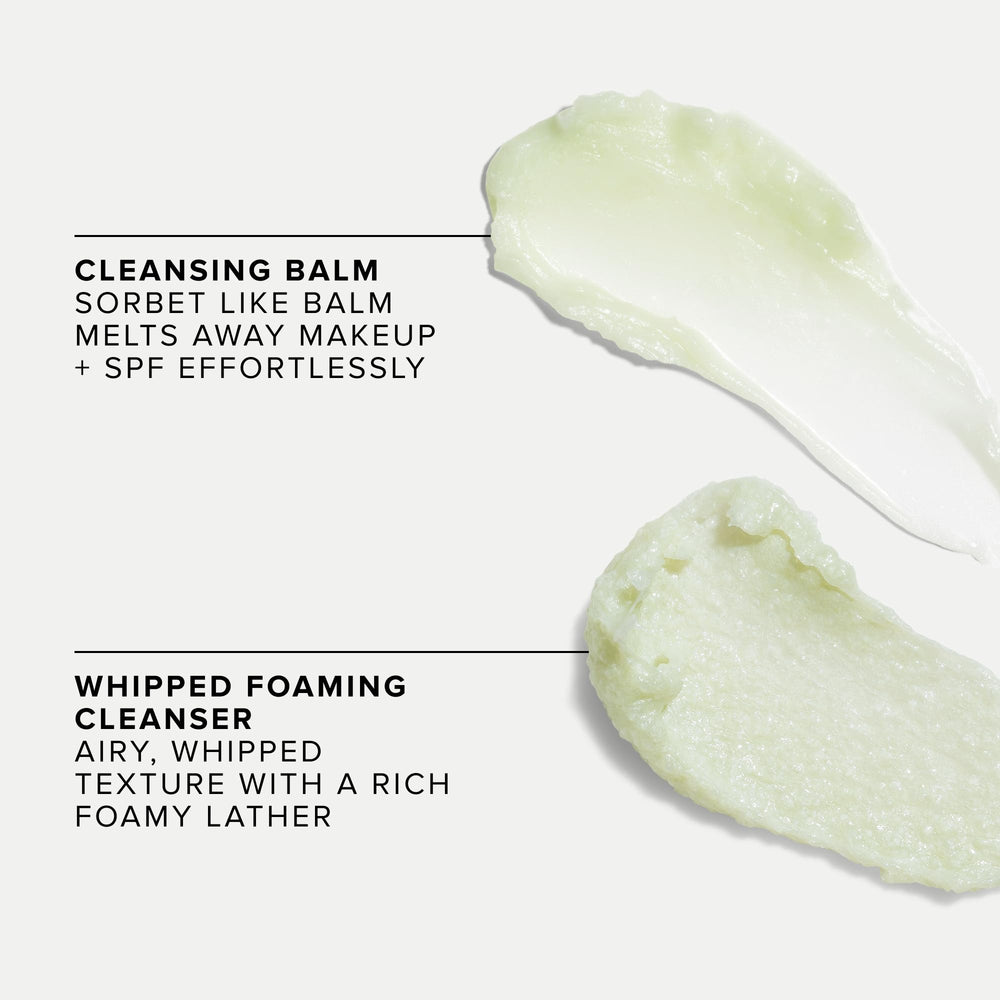Démaquillant Farmacy montre une disparition aisée du maquillage et SPF.