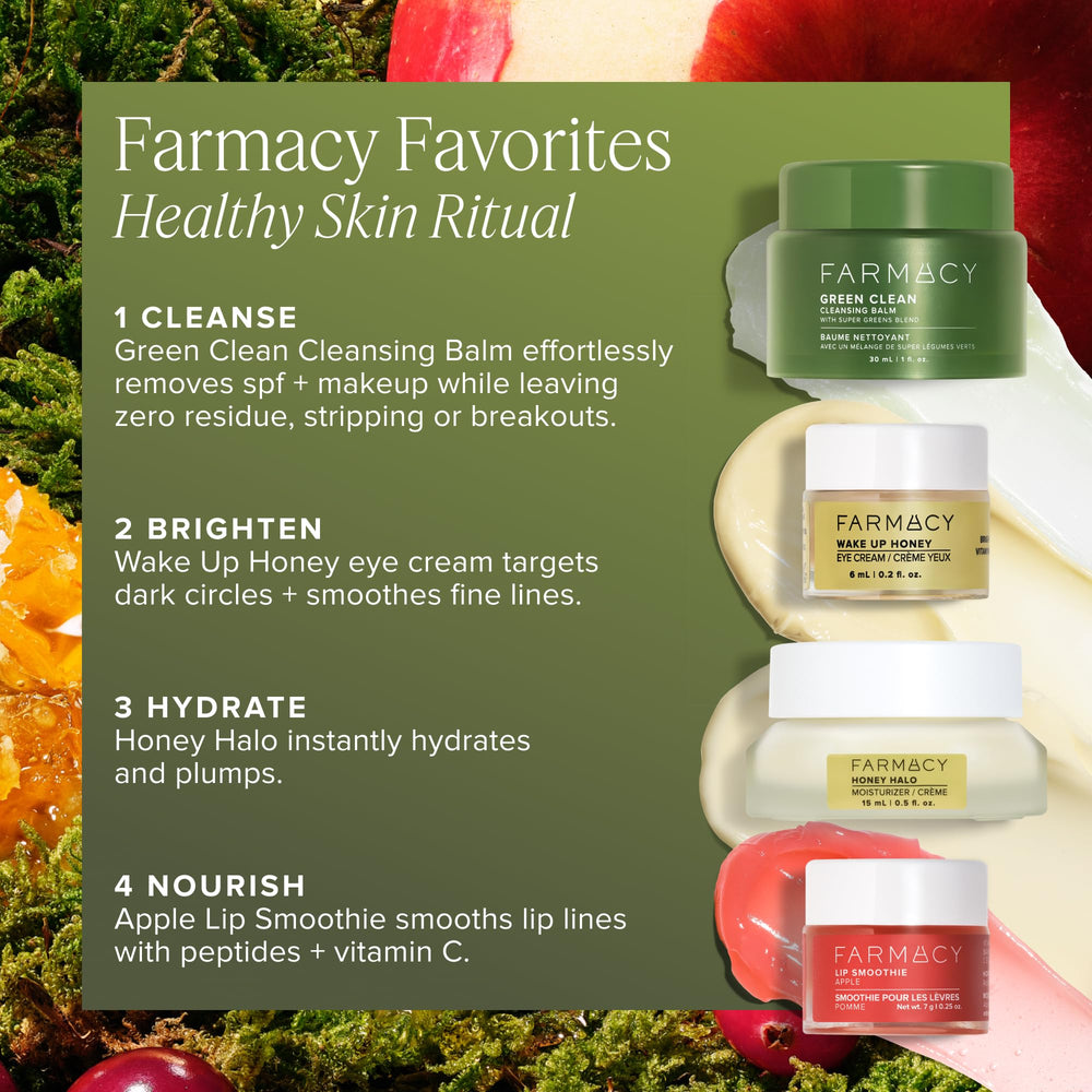Farmacy Green Clean démaquillant solide sans fuite pour maquillage.