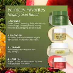 Farmacy Green Clean démaquillant solide sans fuite pour maquillage.