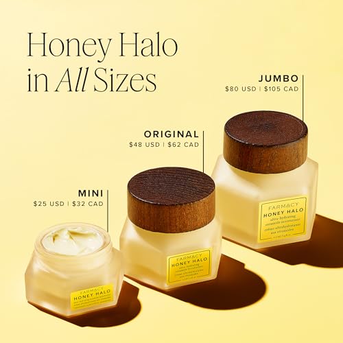 Farmacy Honey Halo rituel soir: soin nourrissant pour peau sèche.