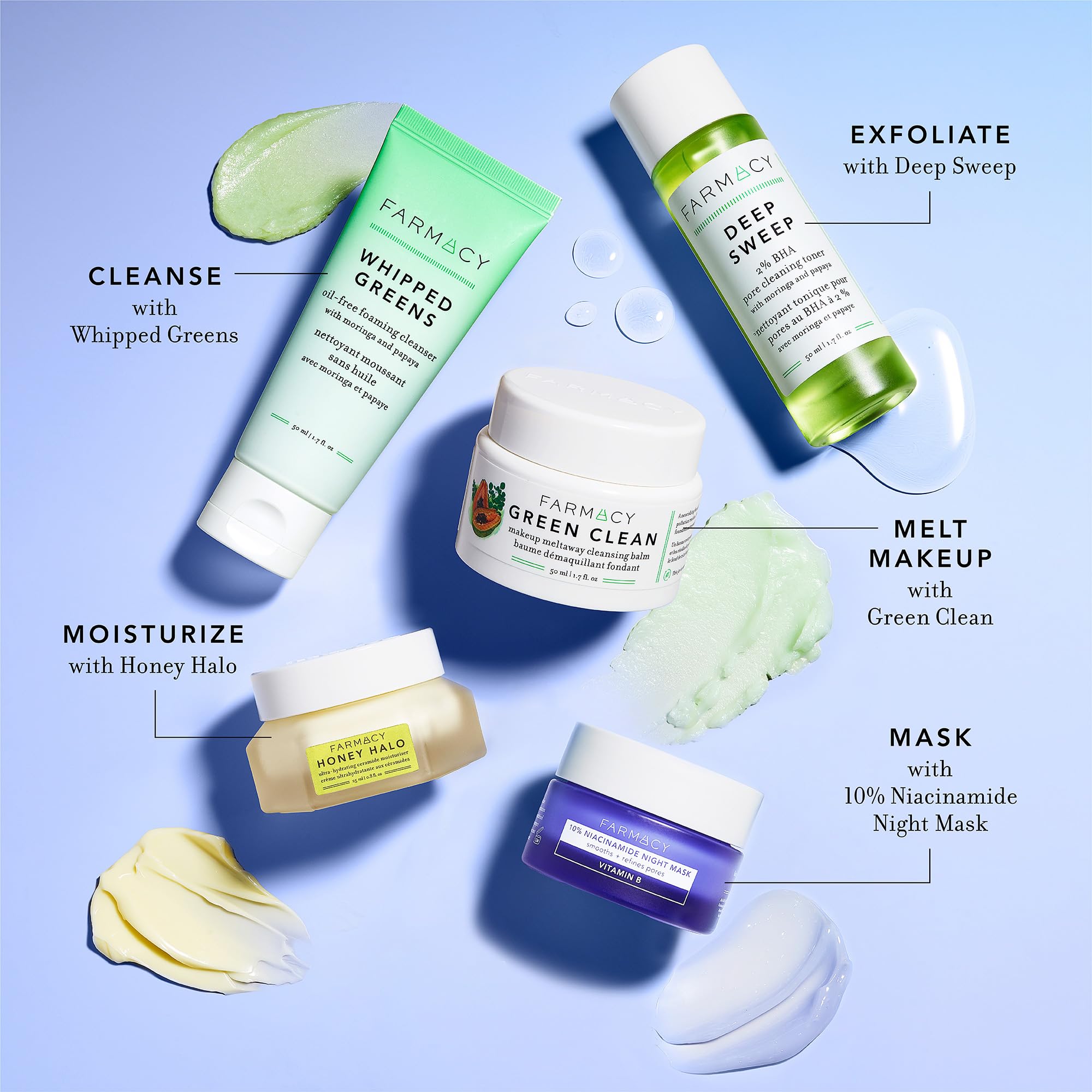 Farmacy Masque Nuit : routine simple hydratante et nourrissante.