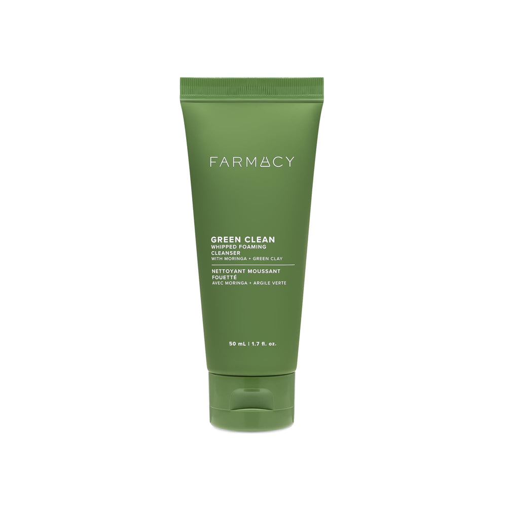 Farmacy nettoyant visage moussant avec argile verte purifie les pores en douceur
