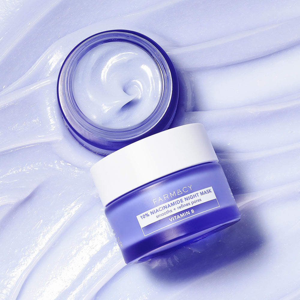 Farmacy Niacinamide Affinage des pores : peau plus lisse et pores visiblement réduits.