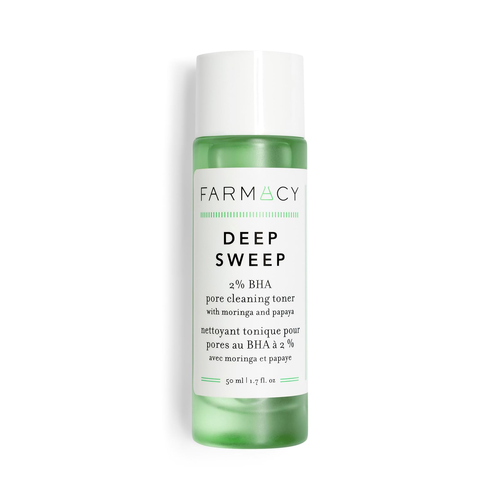 Enzyme de papaye visibles sur l'étiquette, signe d'exfoliation naturelle.