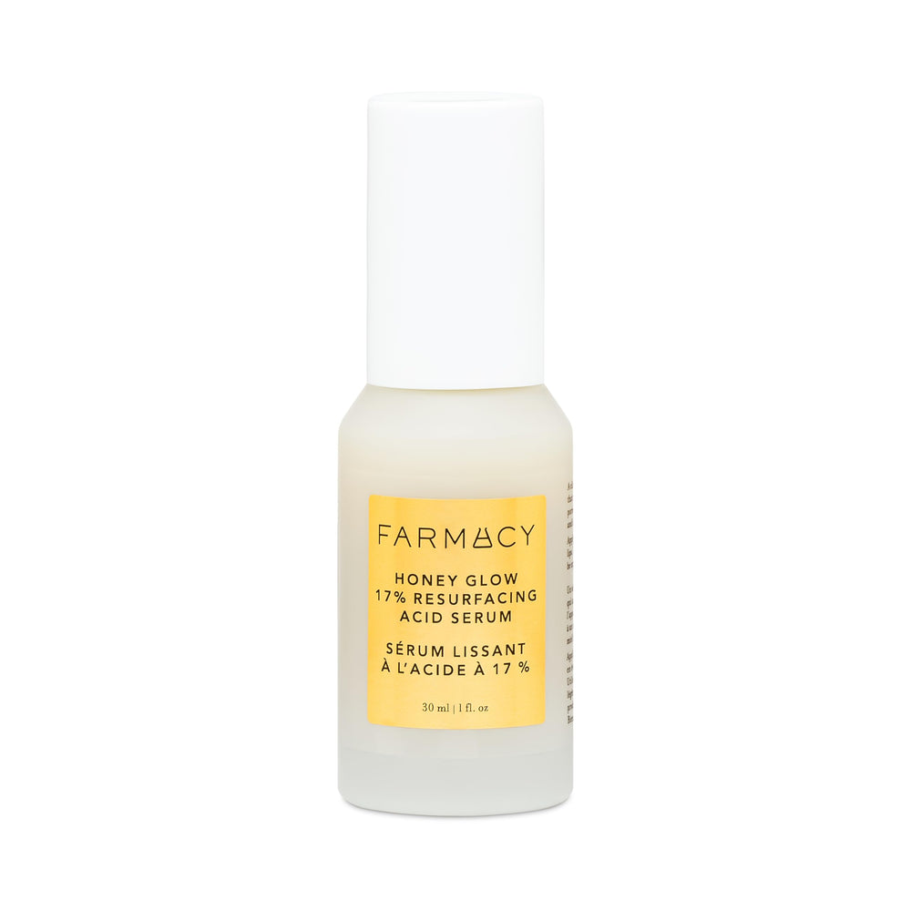 Farmacy Honey Glow – la bouteille révèle une hydratation légère et un éclat.