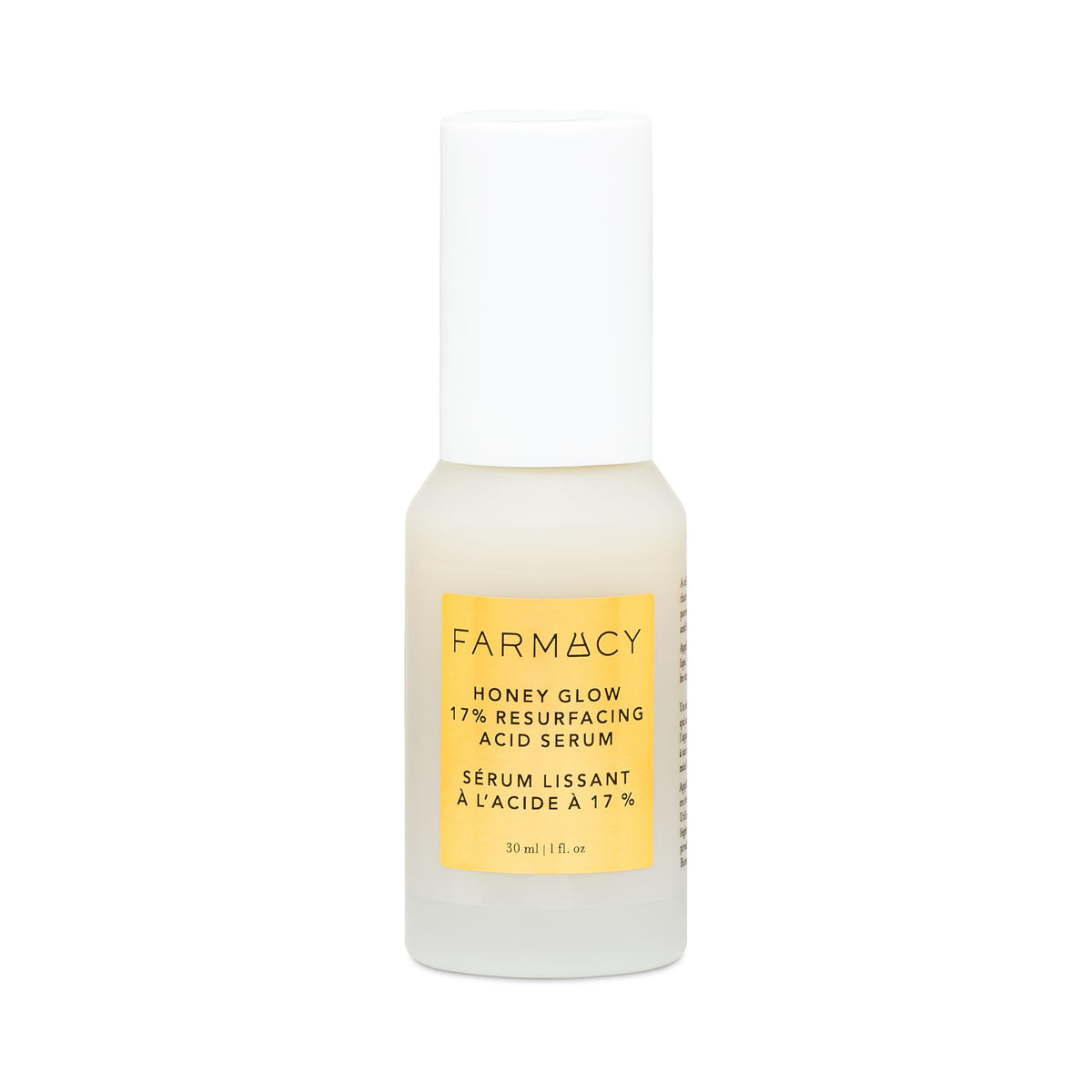 Farmacy Honey Glow – la bouteille révèle une hydratation légère et un éclat.