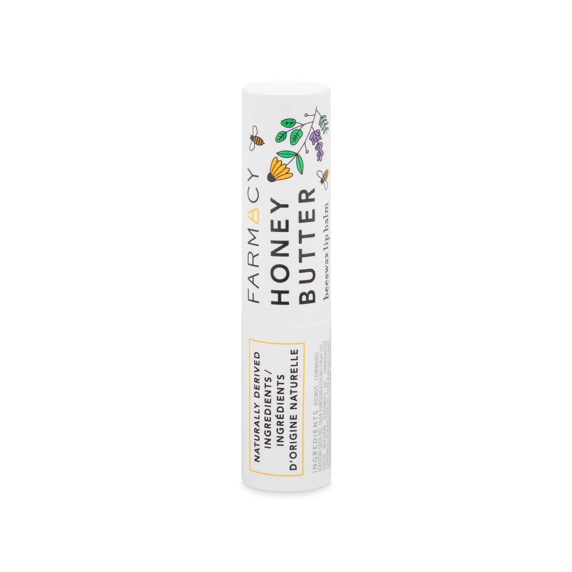 Texture riche du baume Farmacy révèle une sensation soyeuse sur les lèvres.