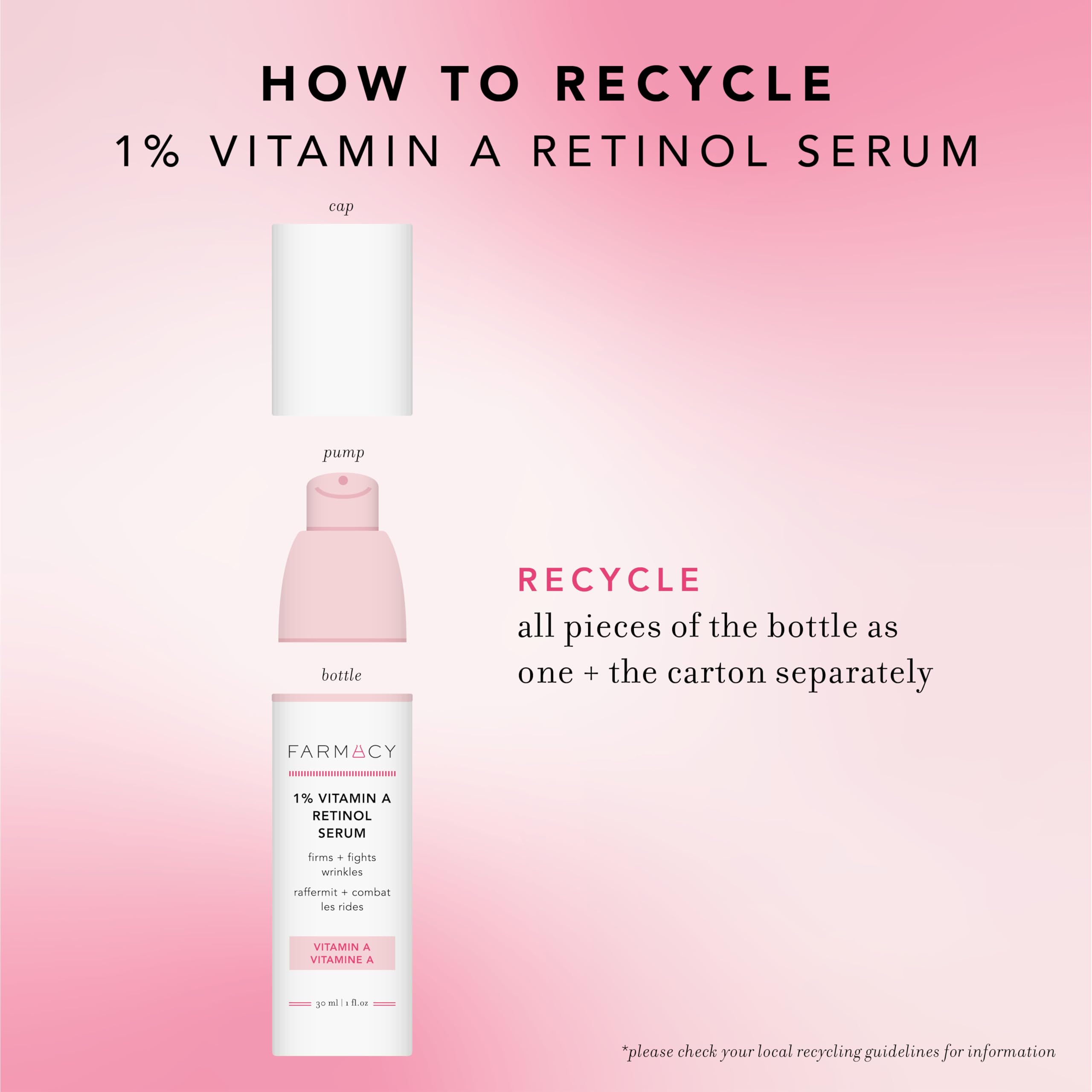Texture sérum crème tourbillon Farmacy montrant l'onctuosité et l'absorption rapide.