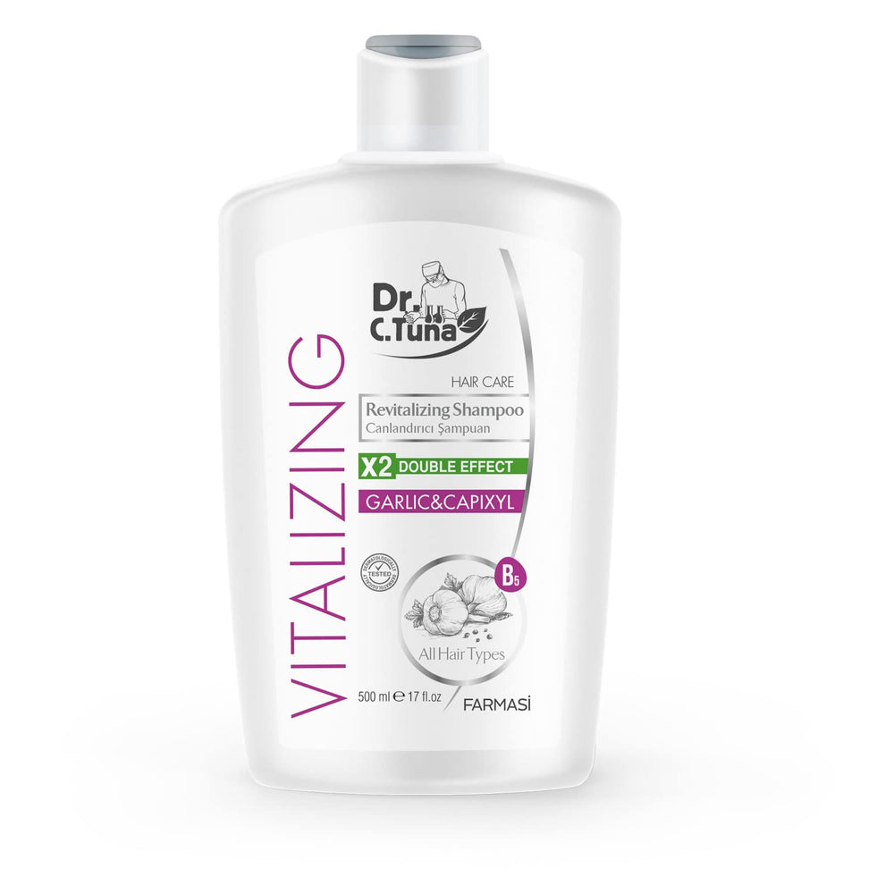 Masque-cheveux FARMASI Dr. C. Tuna à l'Ail offre douceur.